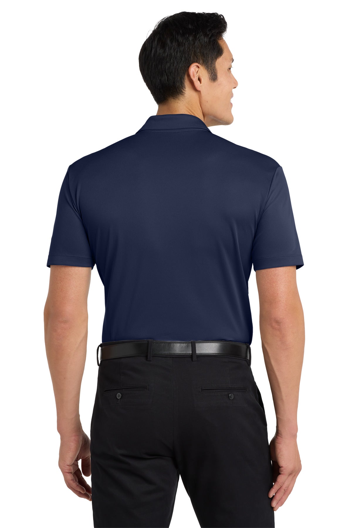 Custom Embroidered Port Authority Silk Touch Performance Pocket Polo. K540P,Navy