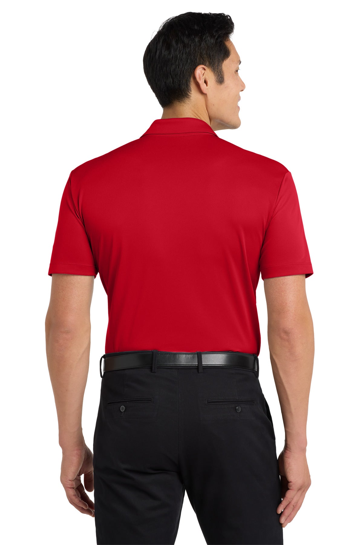 Custom Embroidered Port Authority Silk Touch Performance Pocket Polo. K540P,Red