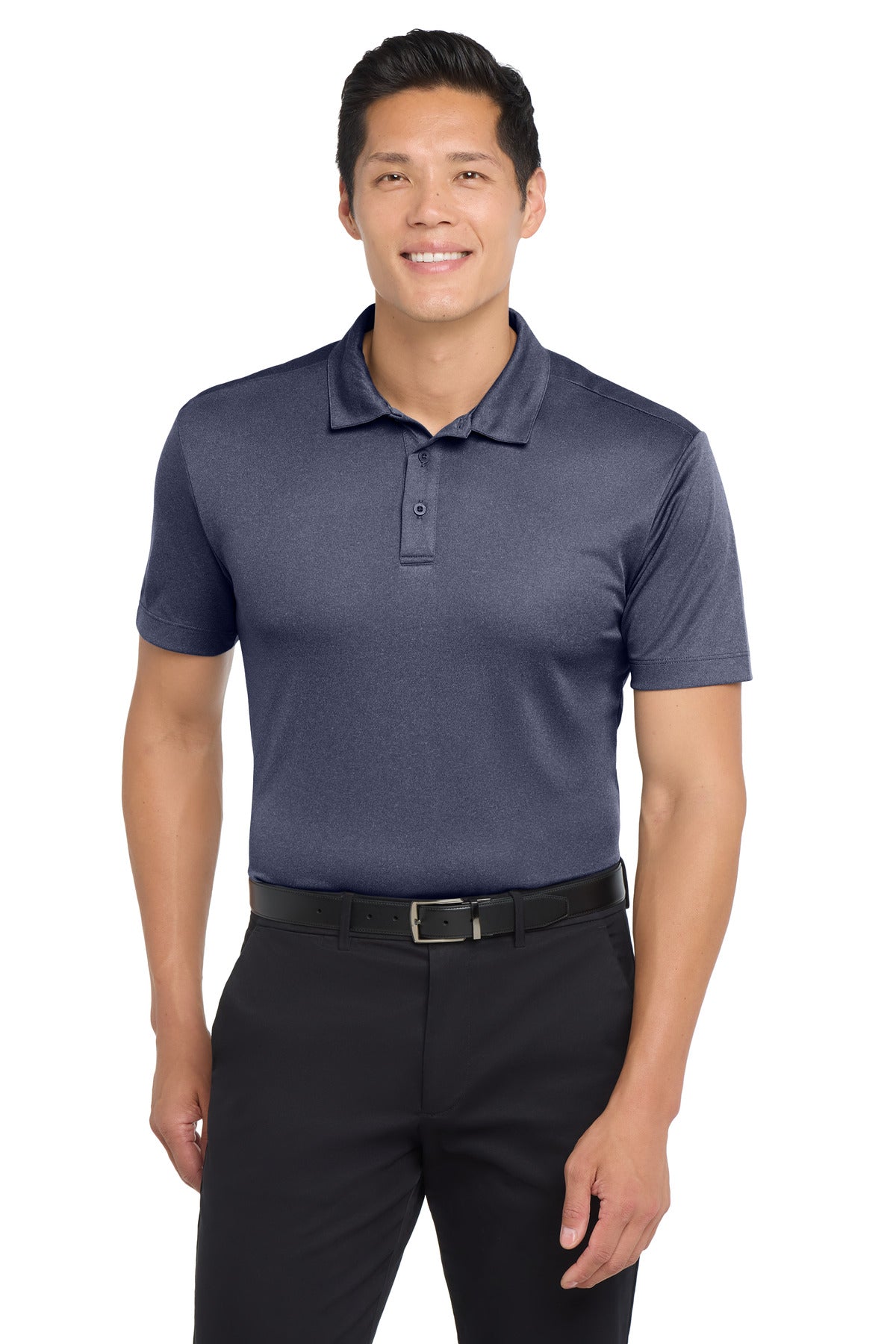 Port Authority Heathered Silk Touch Performance Polo. K542