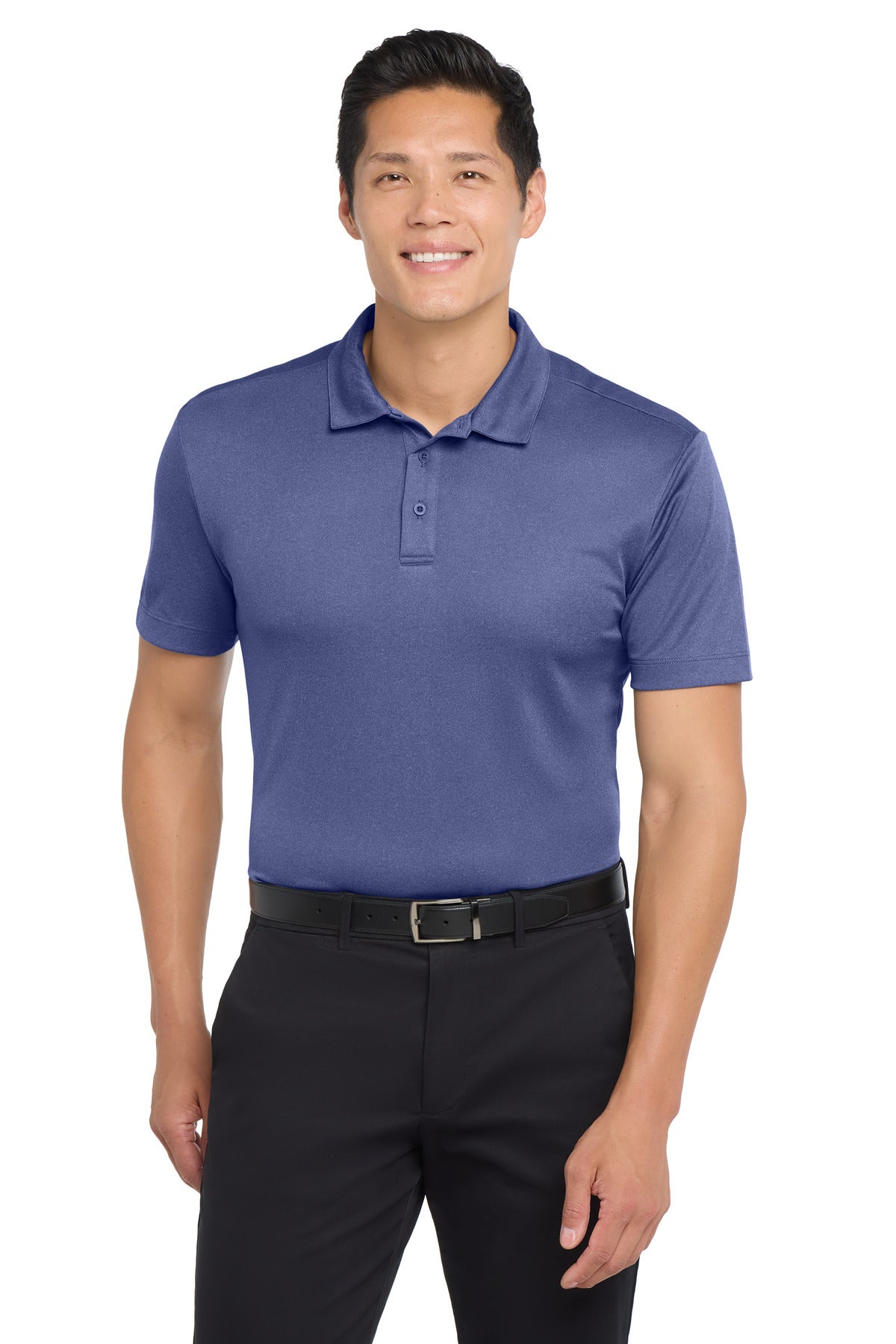 Port Authority Heathered Silk Touch Performance Polo. K542