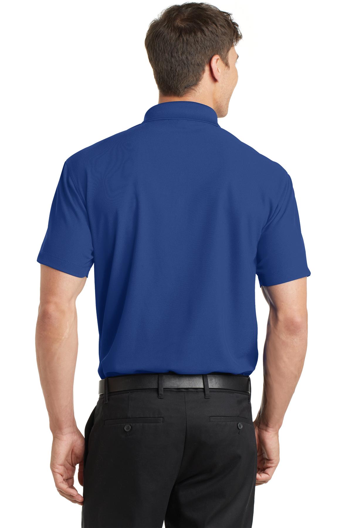 Custom Embroidered Port Authority Dry Zone Grid Polo. K572,True Royal