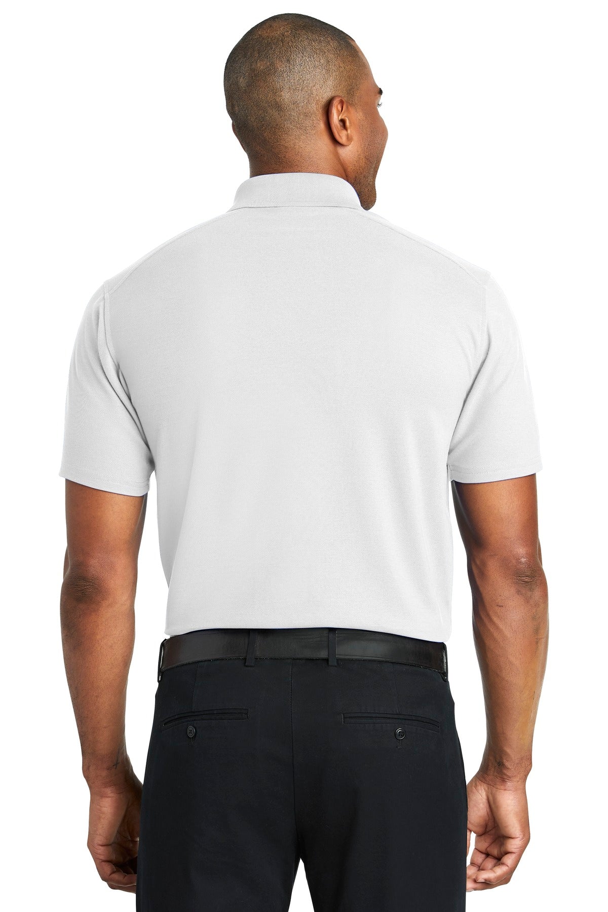Custom Embroidered Port Authority EZPerformance Pique Polo. K600,White