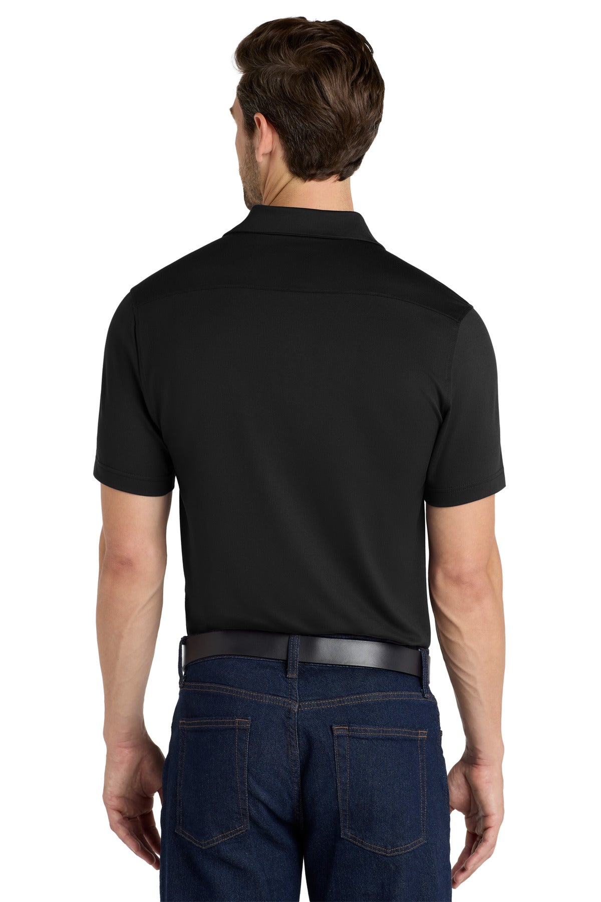 Custom Embroidered Port Authority City Stretch PoloK682,Black