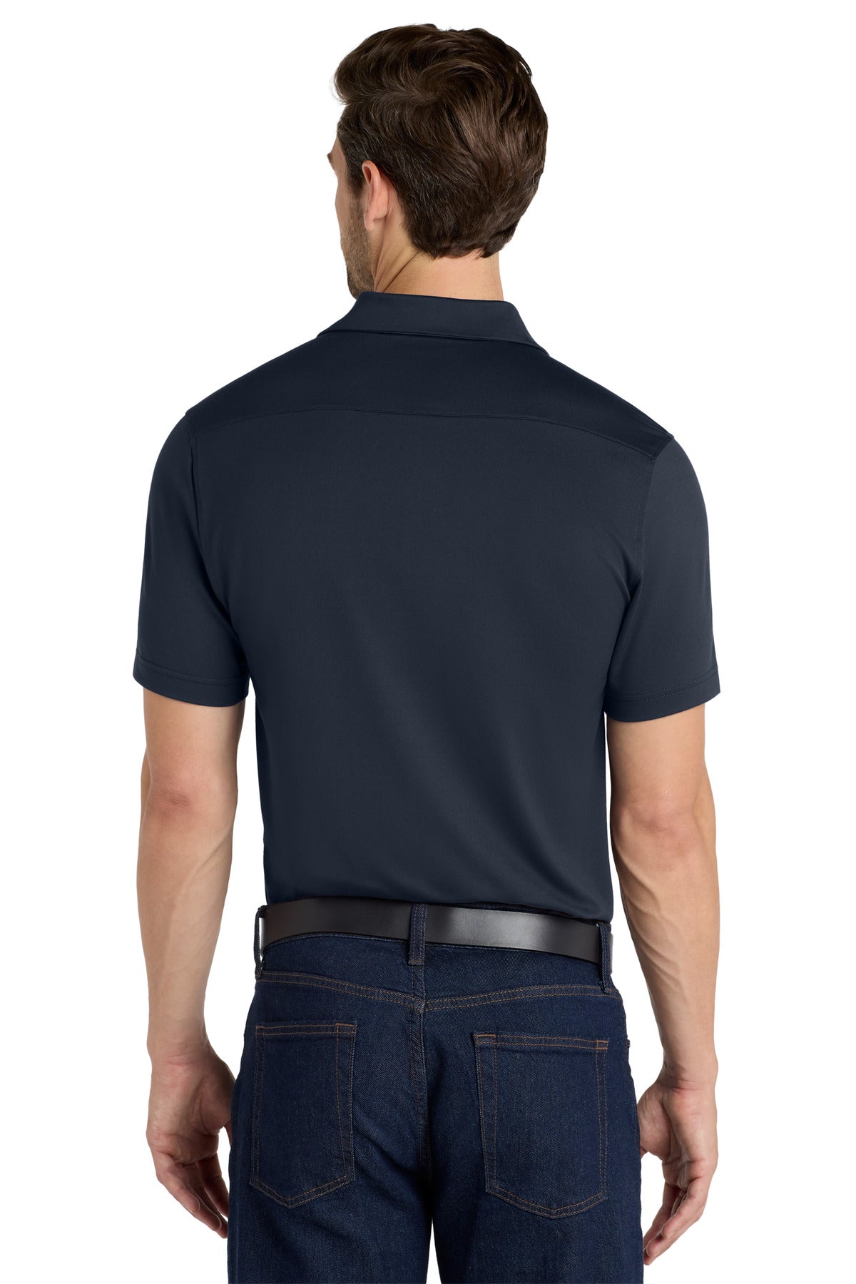 Custom Embroidered Port Authority City Stretch PoloK682,River Blue Navy