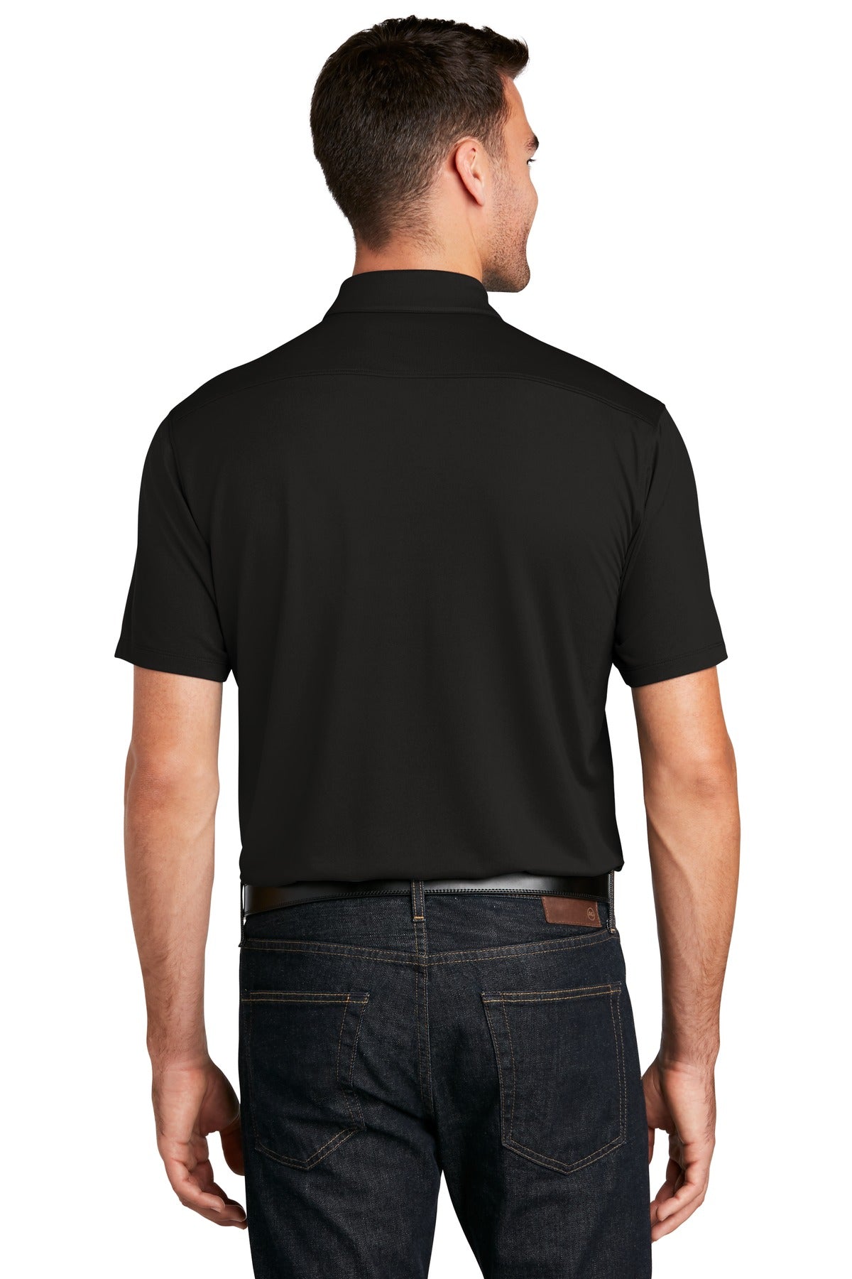 Custom Embroidered Port Authority UV Choice Pique Polo K750,Black