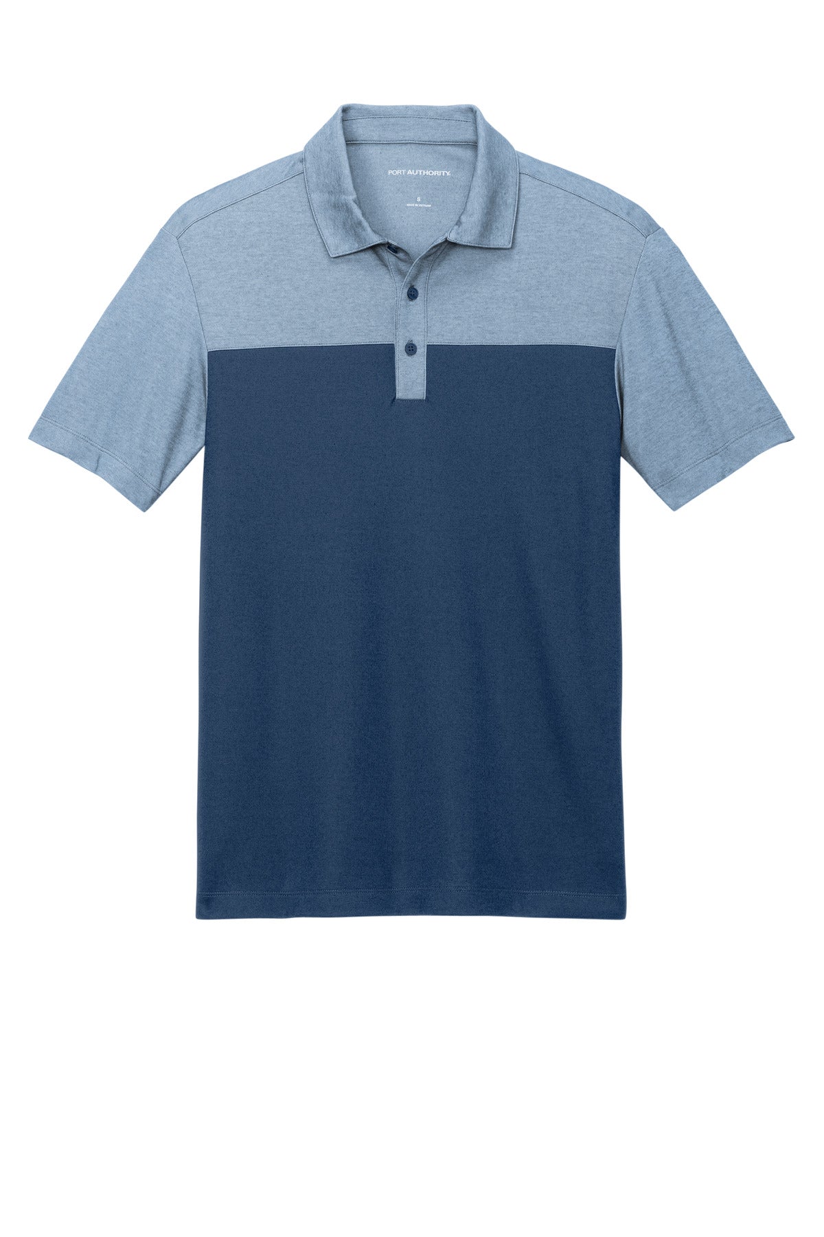 Port Authority Fine Pique Blend Blocked Polo K831