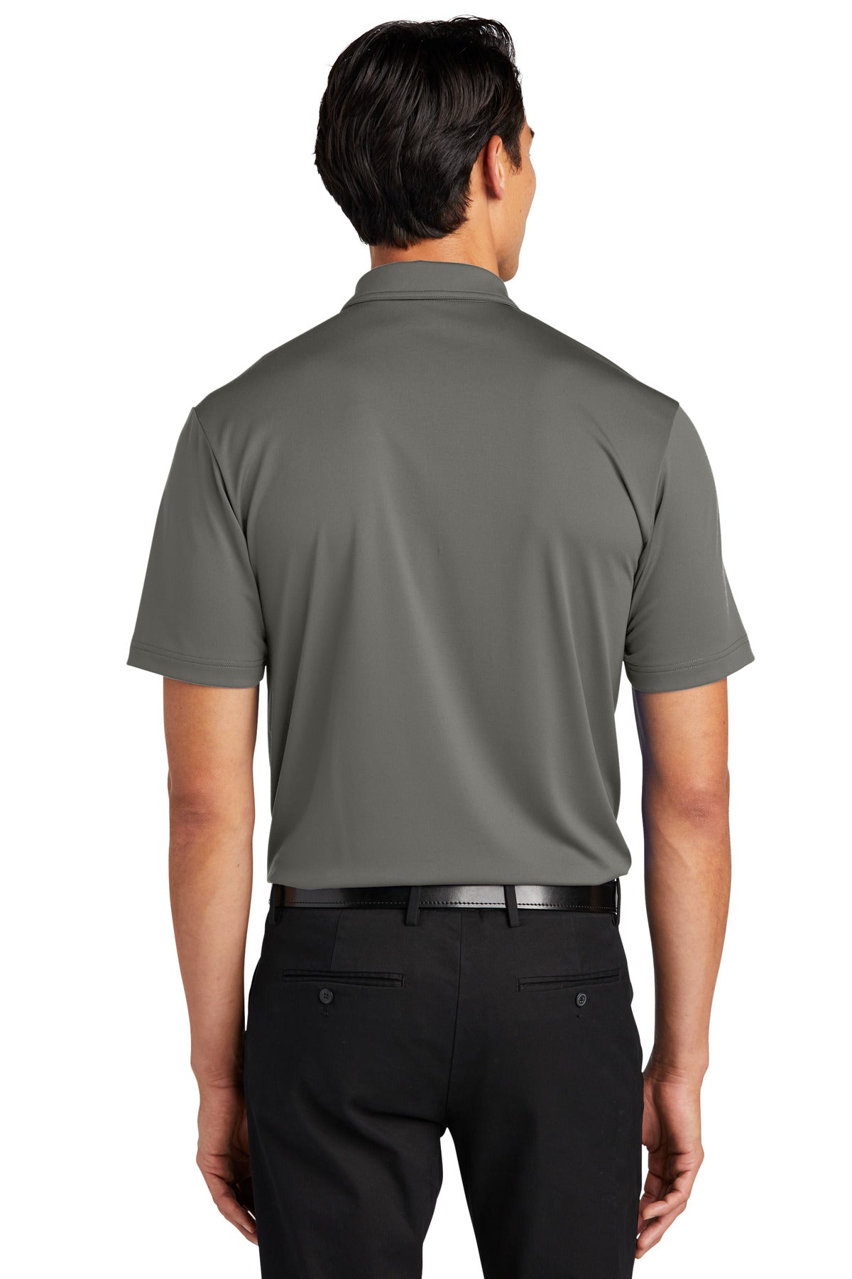 Custom Embroidered Port Authority C-FREE Snag-Proof Polo K864,Grey Steel