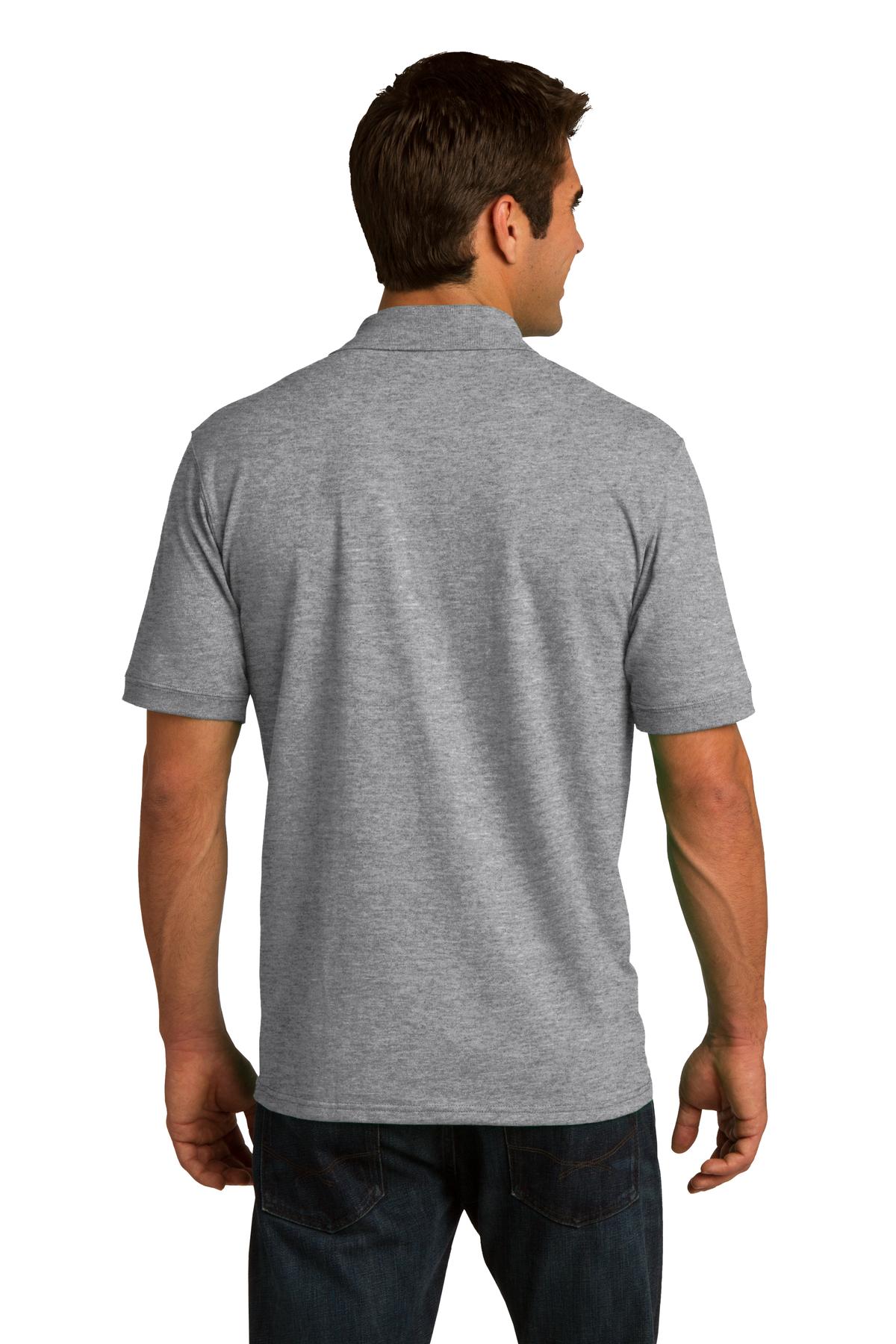 Custom Embroidered Port & Company Tall Core Blend Jersey Knit Polo. KP55T,Athletic Heather
