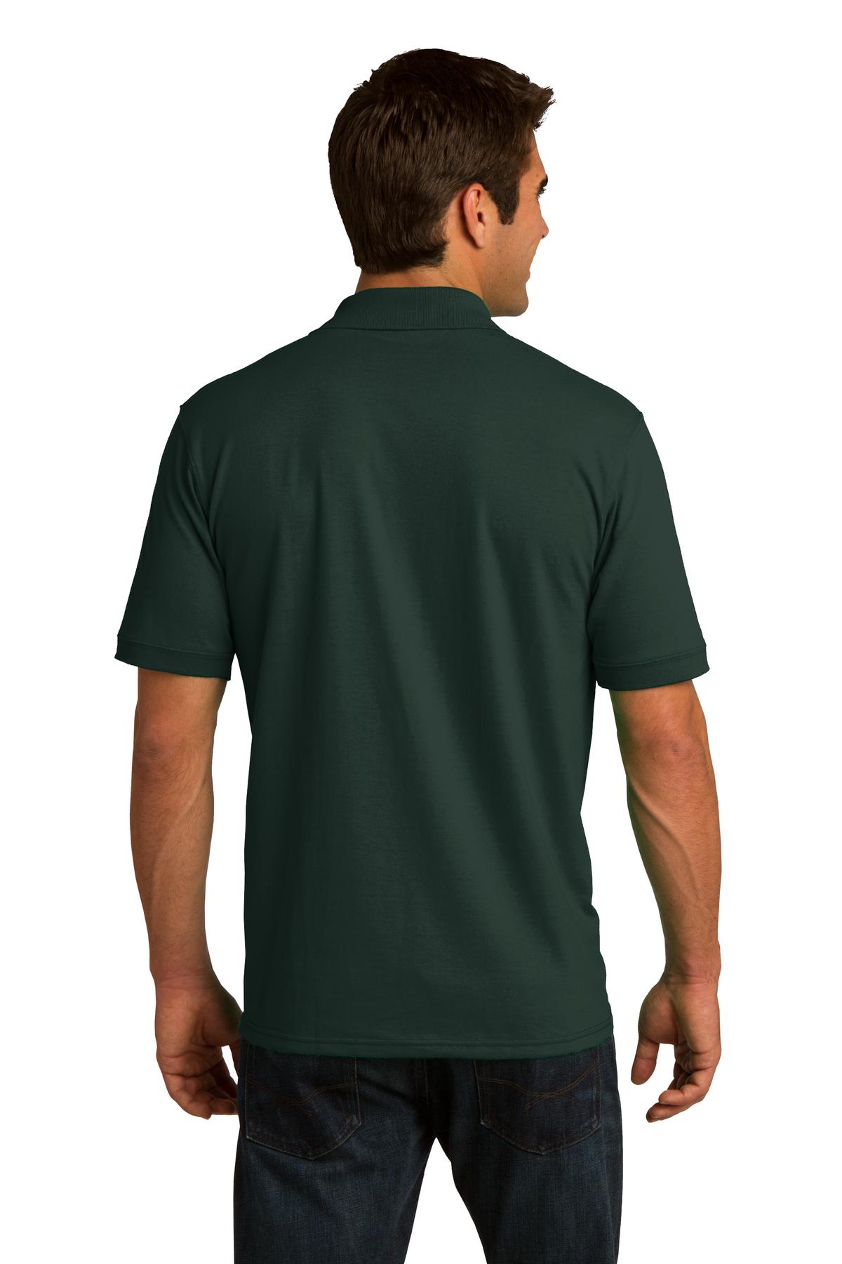 Custom Embroidered Port & Company Tall Core Blend Jersey Knit Polo. KP55T,Dark Green