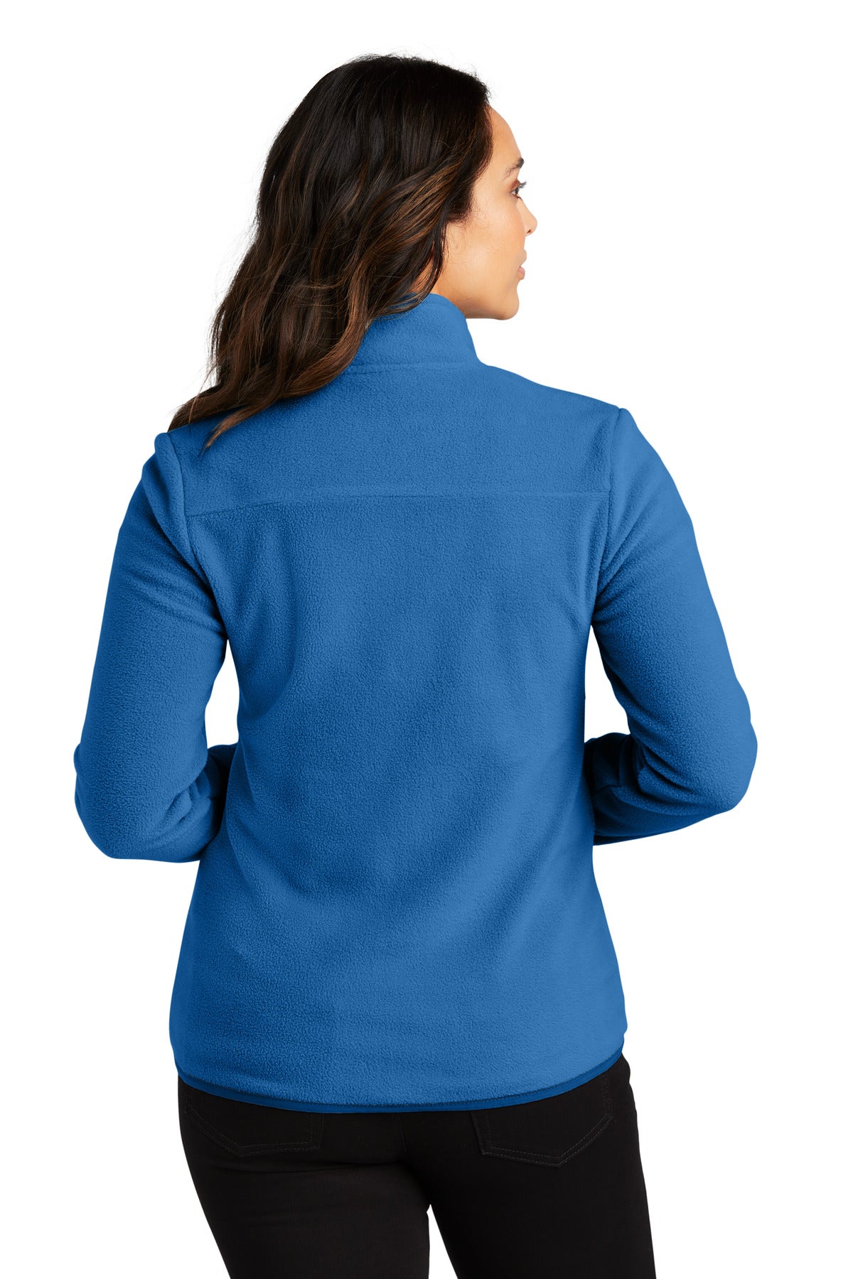 Custom Embroidered Port Authority Women's Connection Fleece Jacket L110,True Blue