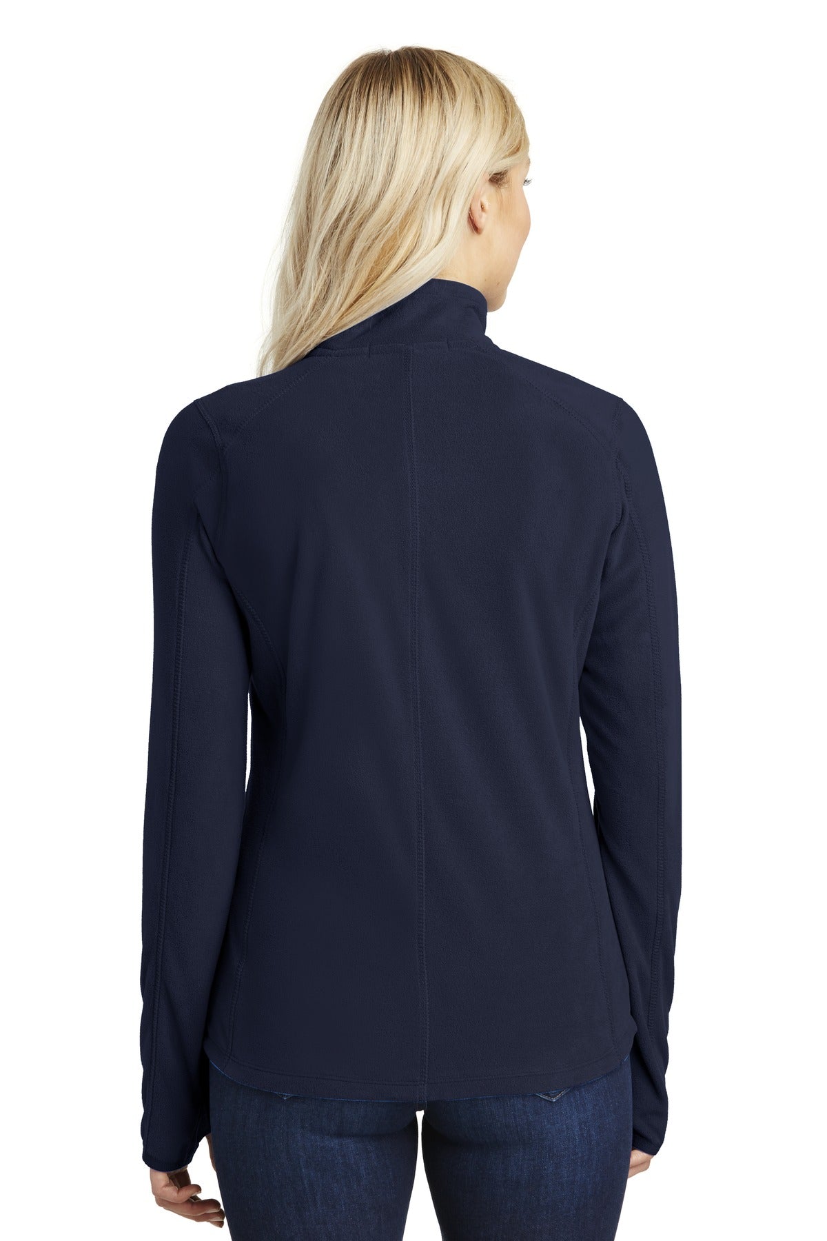 Custom Embroidered Port Authority Women's Microfleece 1/2-Zip Pullover. L224,True Navy