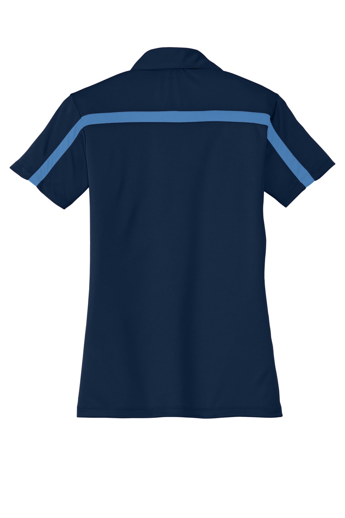 Port Authority Women's Silk Touch Performance Colorblock Stripe Polo. L547