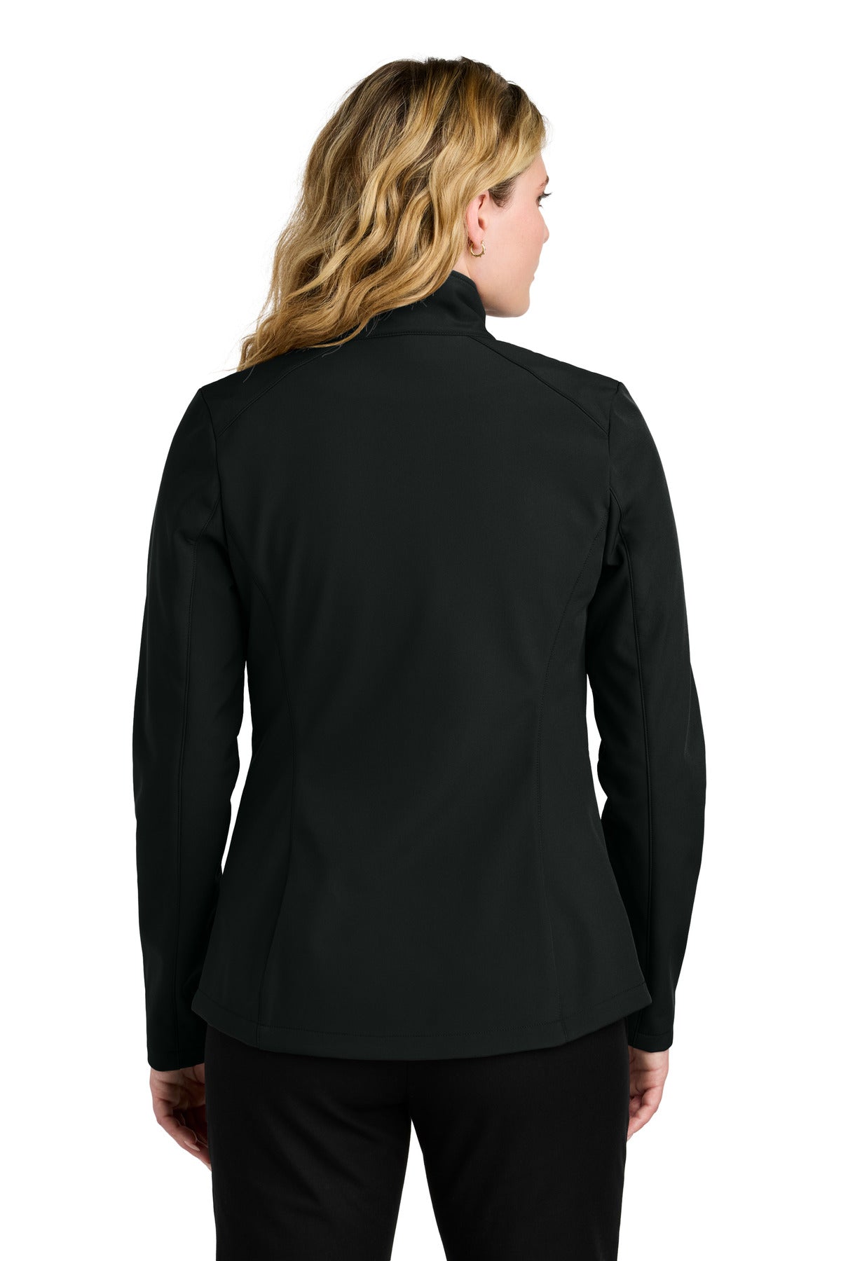 Custom Embroidered Port Authority Women's C-FREE Core Soft ShellL720,Deep Black