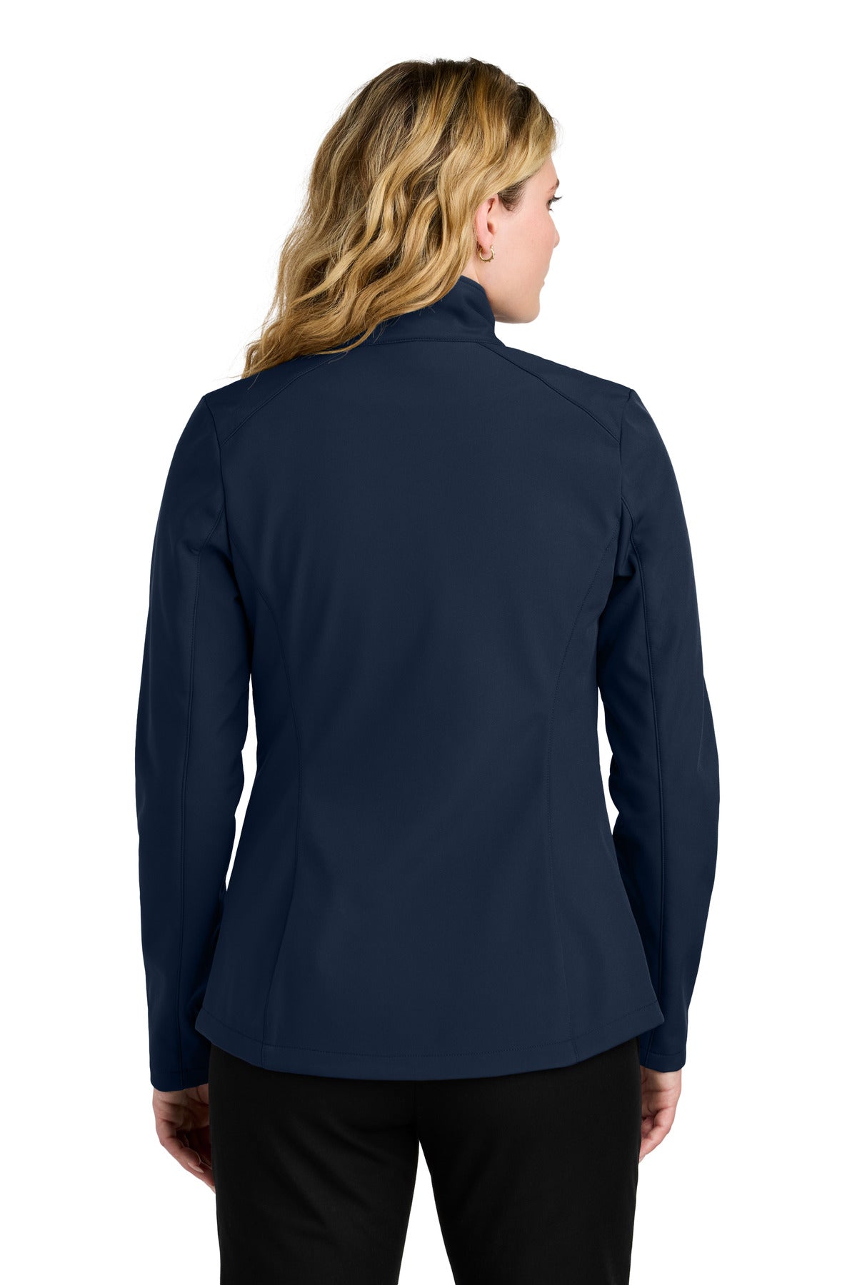 Custom Embroidered Port Authority Women's C-FREE Core Soft ShellL720,True Navy