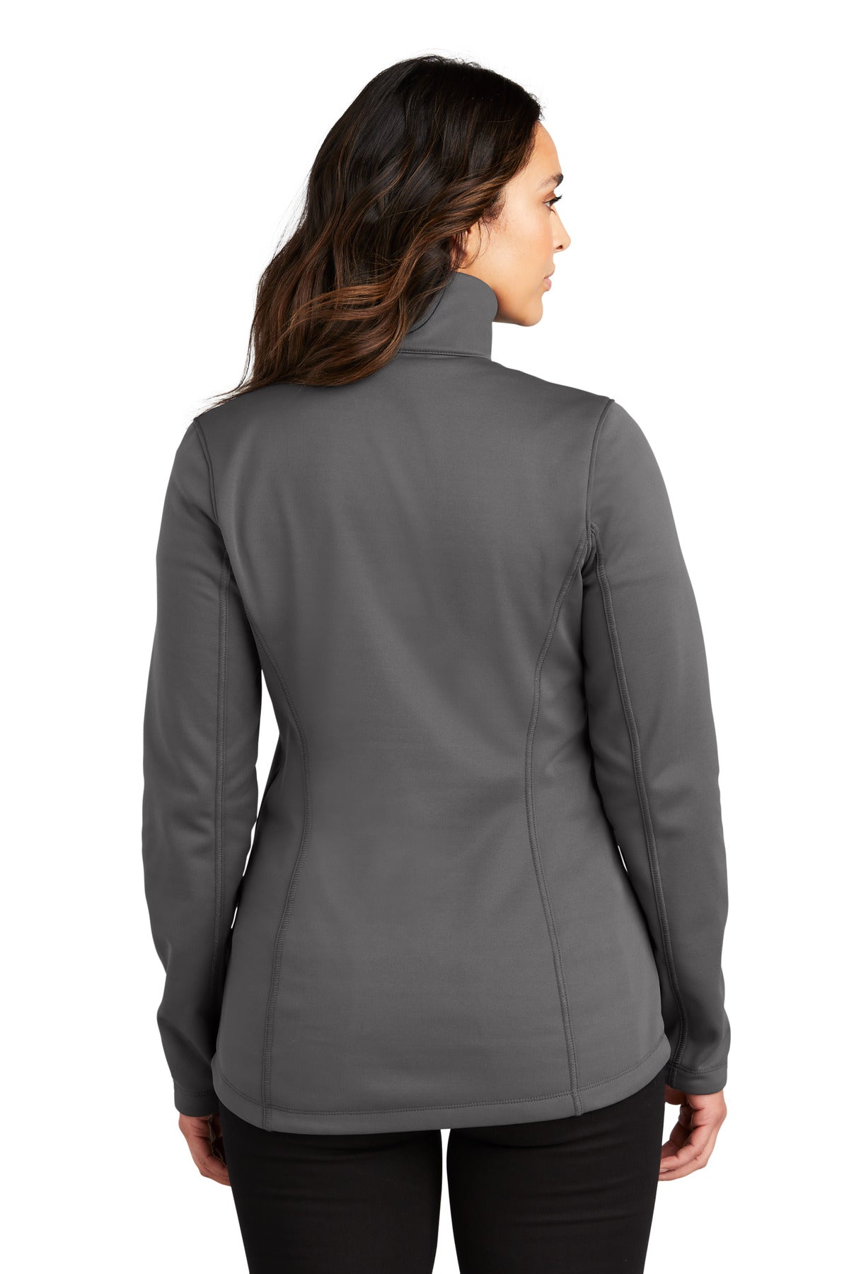 Custom Embroidered Port Authority Women's Smooth Fleece 1/4-Zip L804,Graphite