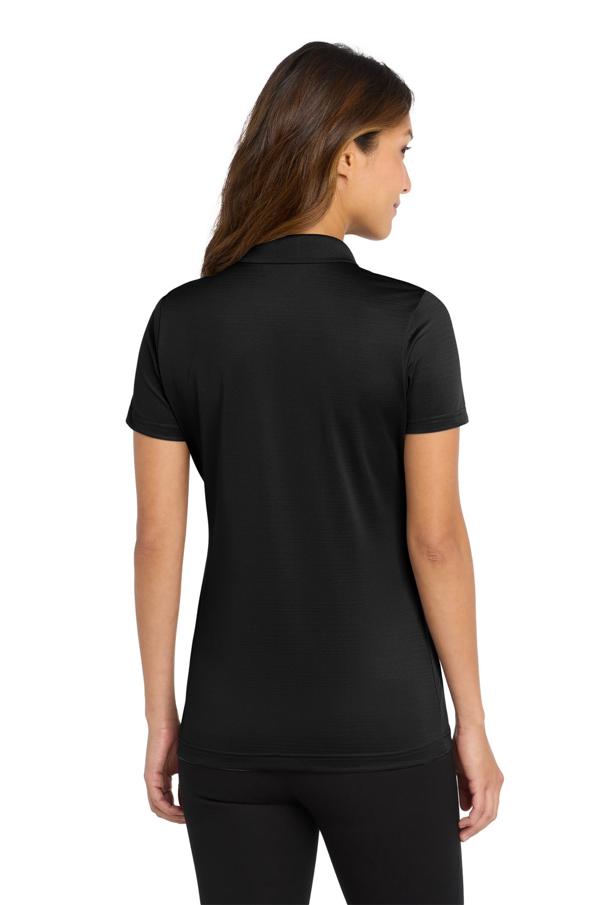 Custom Embroidered Port Authority Women's Eclipse Stretch Polo. LK587,Deep Black