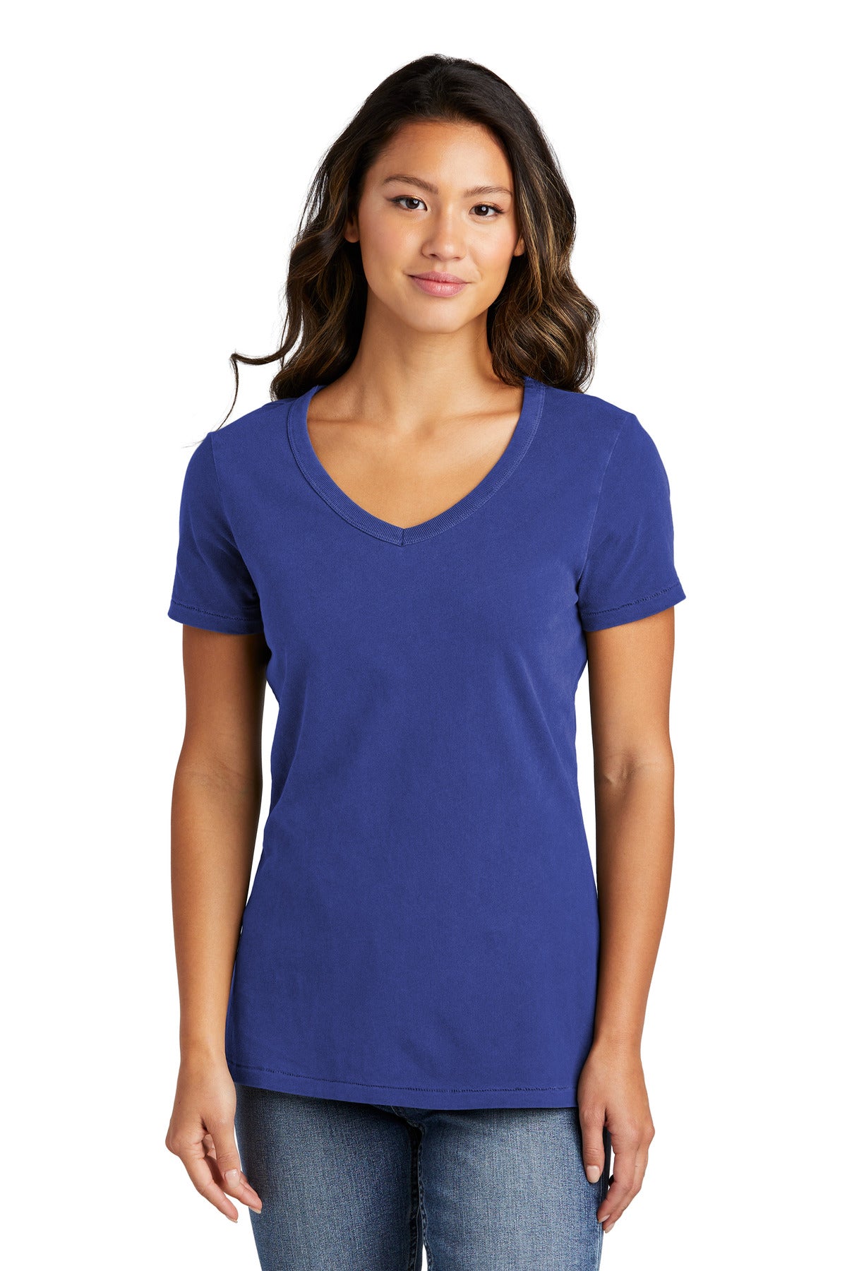 Port & Company Women's Beach Wash Garment-Dyed V-Neck Tee LPC099V
