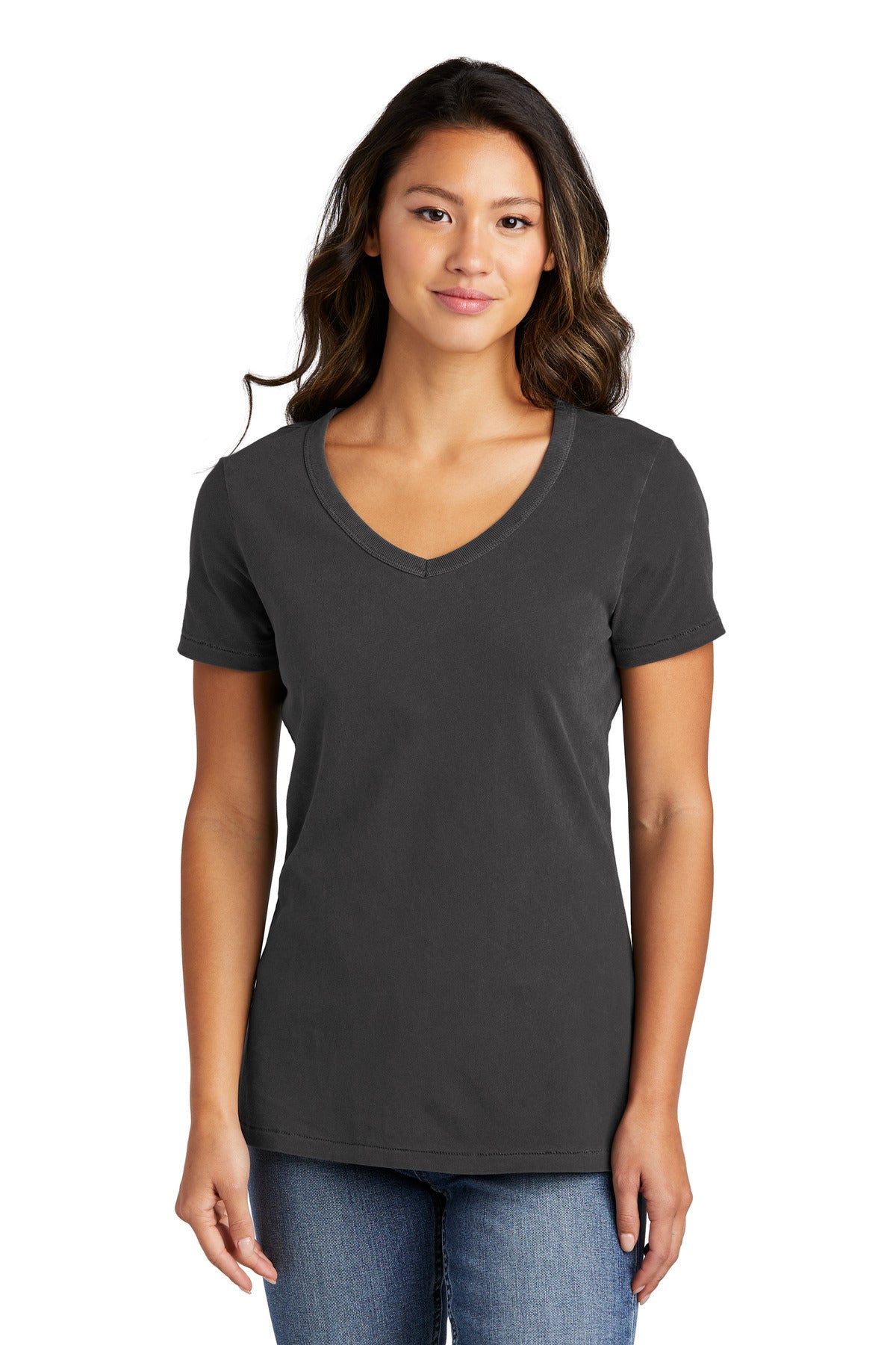 Port & Company Women's Beach Wash Garment-Dyed V-Neck Tee LPC099V