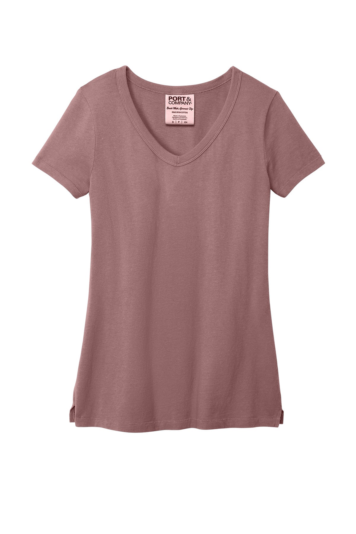 Port & Company Women's Beach Wash Garment-Dyed V-Neck Tee LPC099V