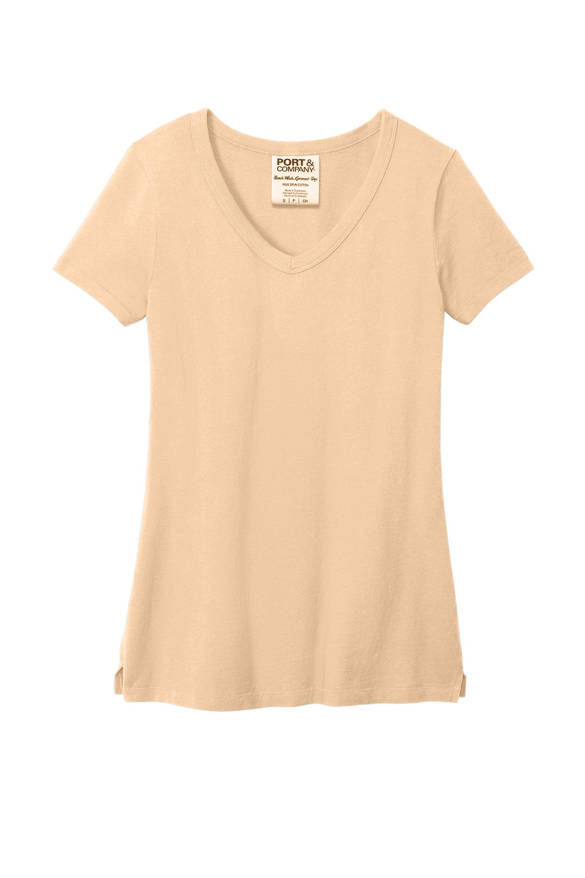Port & Company Women's Beach Wash Garment-Dyed V-Neck Tee LPC099V