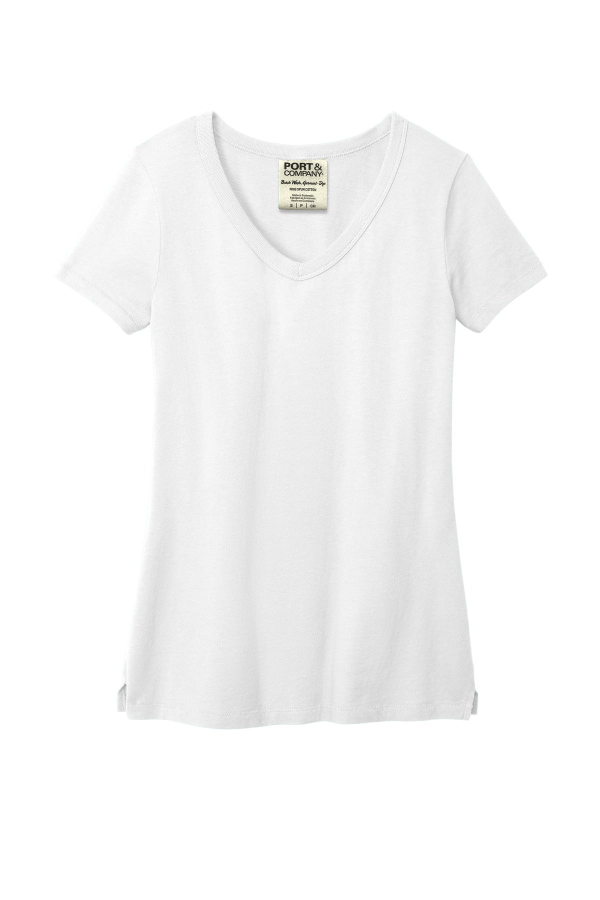 Port & Company Women's Beach Wash Garment-Dyed V-Neck Tee LPC099V