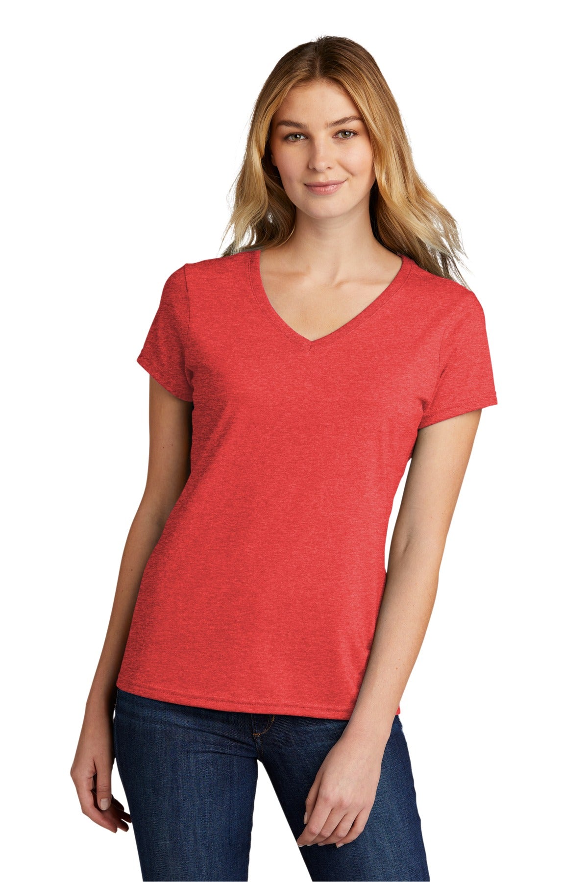 Port & Company Women's Tri-Blend V-Neck Tee. LPC330V