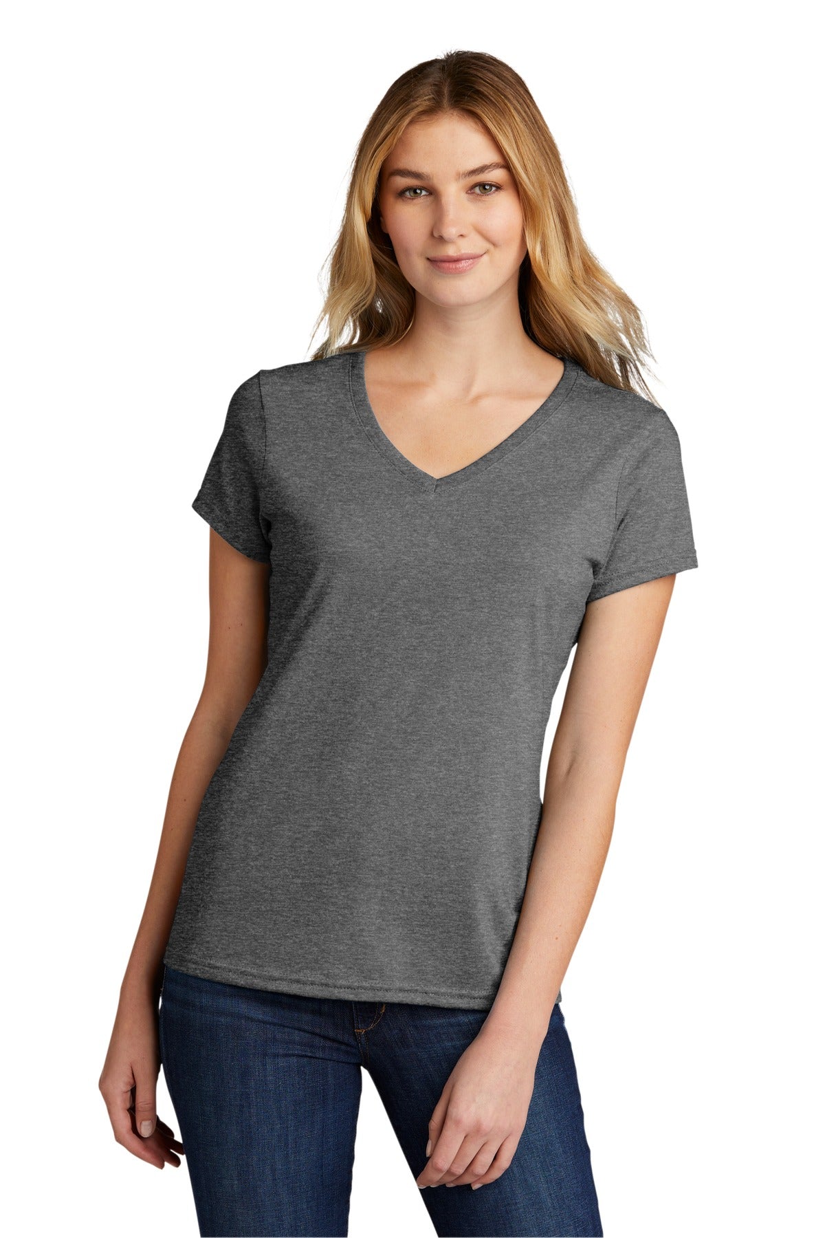 Port & Company Women's Tri-Blend V-Neck Tee. LPC330V