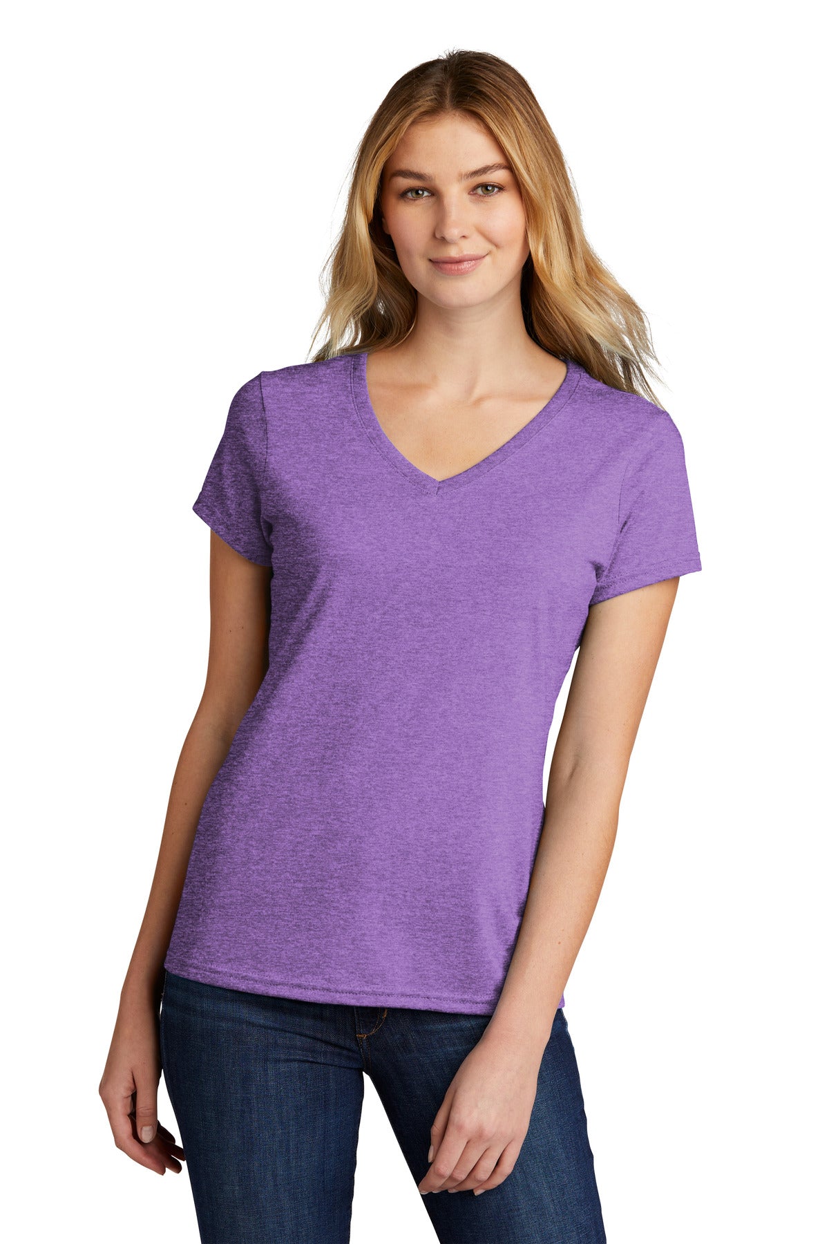 Port & Company Women's Tri-Blend V-Neck Tee. LPC330V