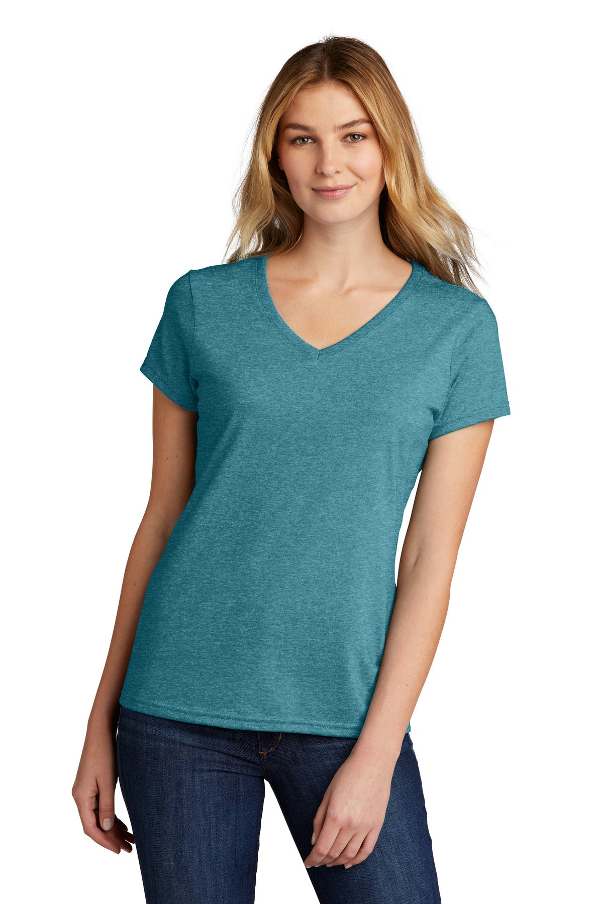 Port & Company Women's Tri-Blend V-Neck Tee. LPC330V