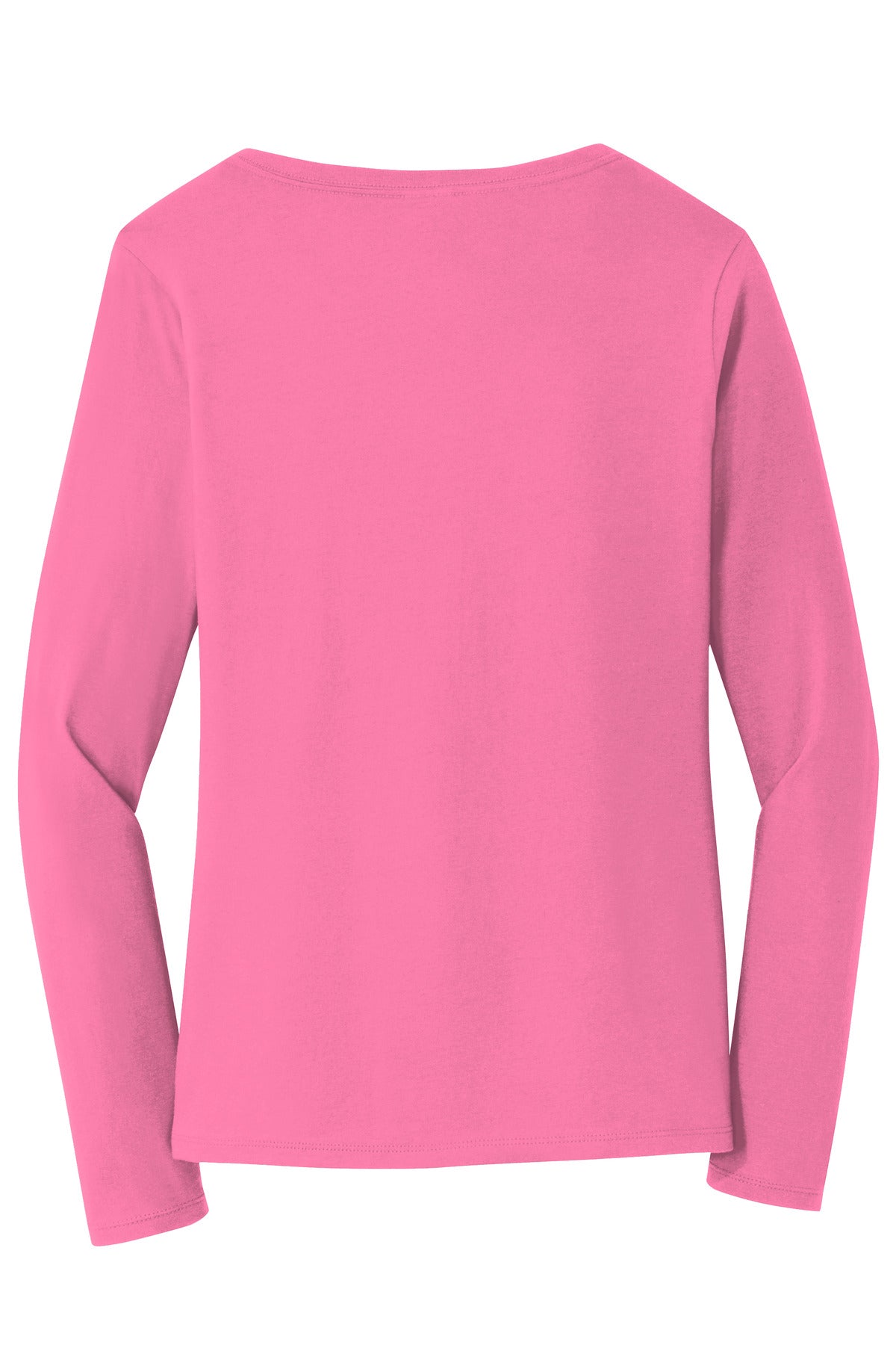 Port & Company Women's Long Sleeve Fan Favorite V-Neck Tee. LPC450VLS