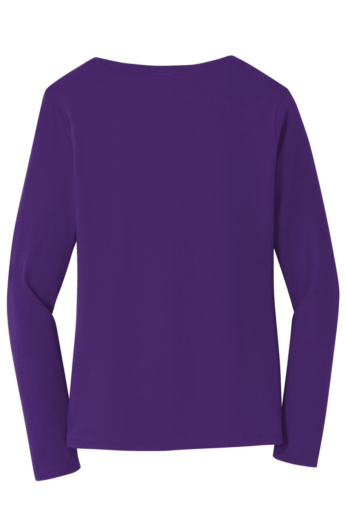 Port & Company Women's Long Sleeve Fan Favorite V-Neck Tee. LPC450VLS