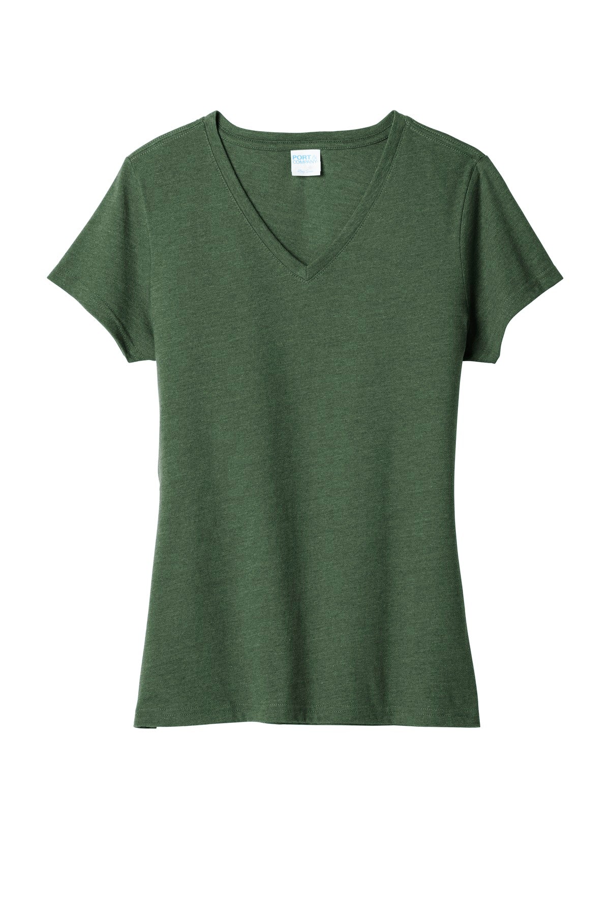 Port & Company Women's Fan Favorite Blend V-Neck Tee. LPC455V