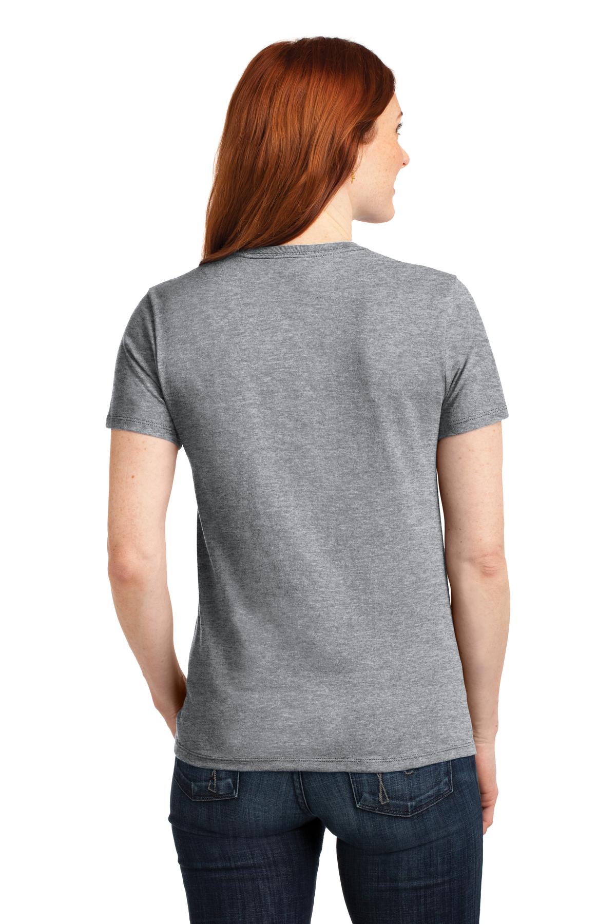 Custom Embroidered Port & Company Women's Core Blend Tee. LPC55,Athletic Heather