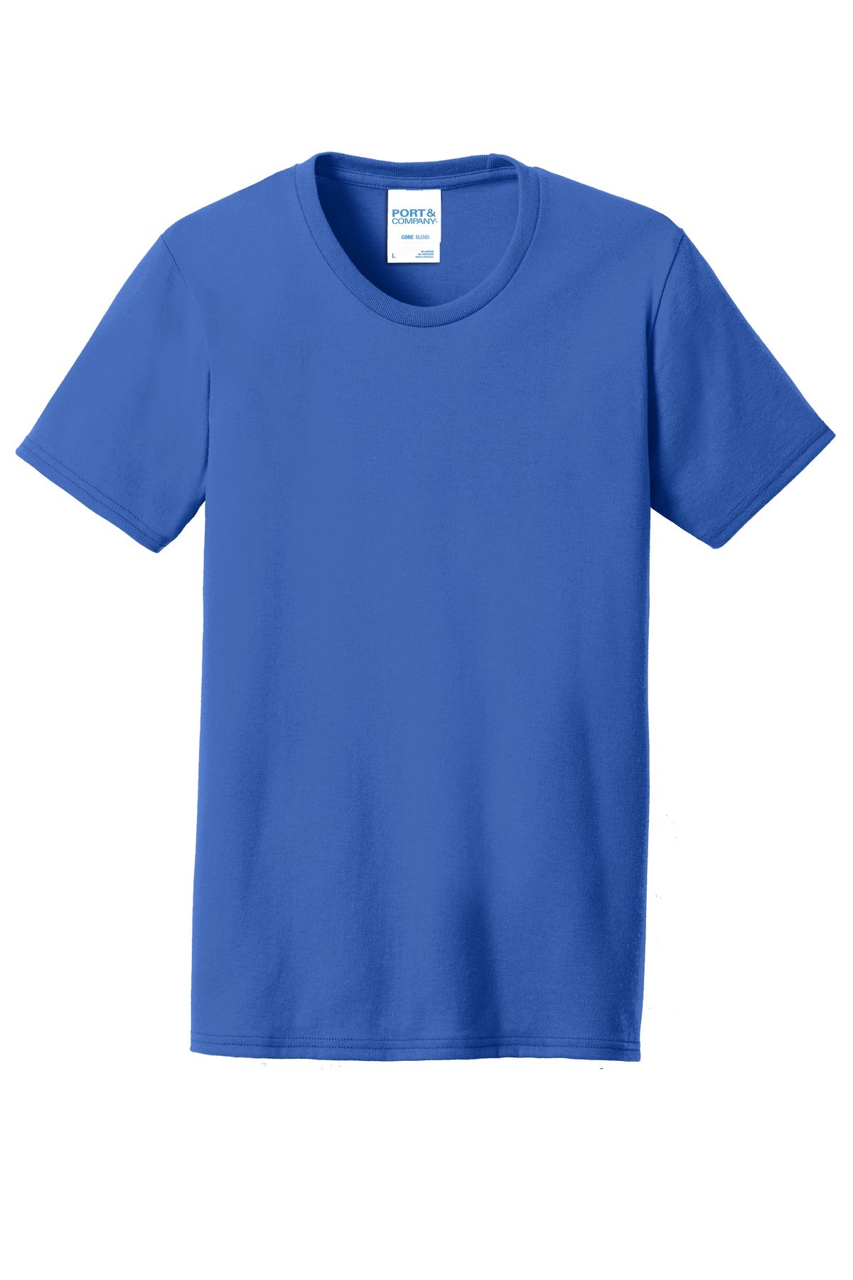 Port & Company Women's Core Blend Tee. LPC55