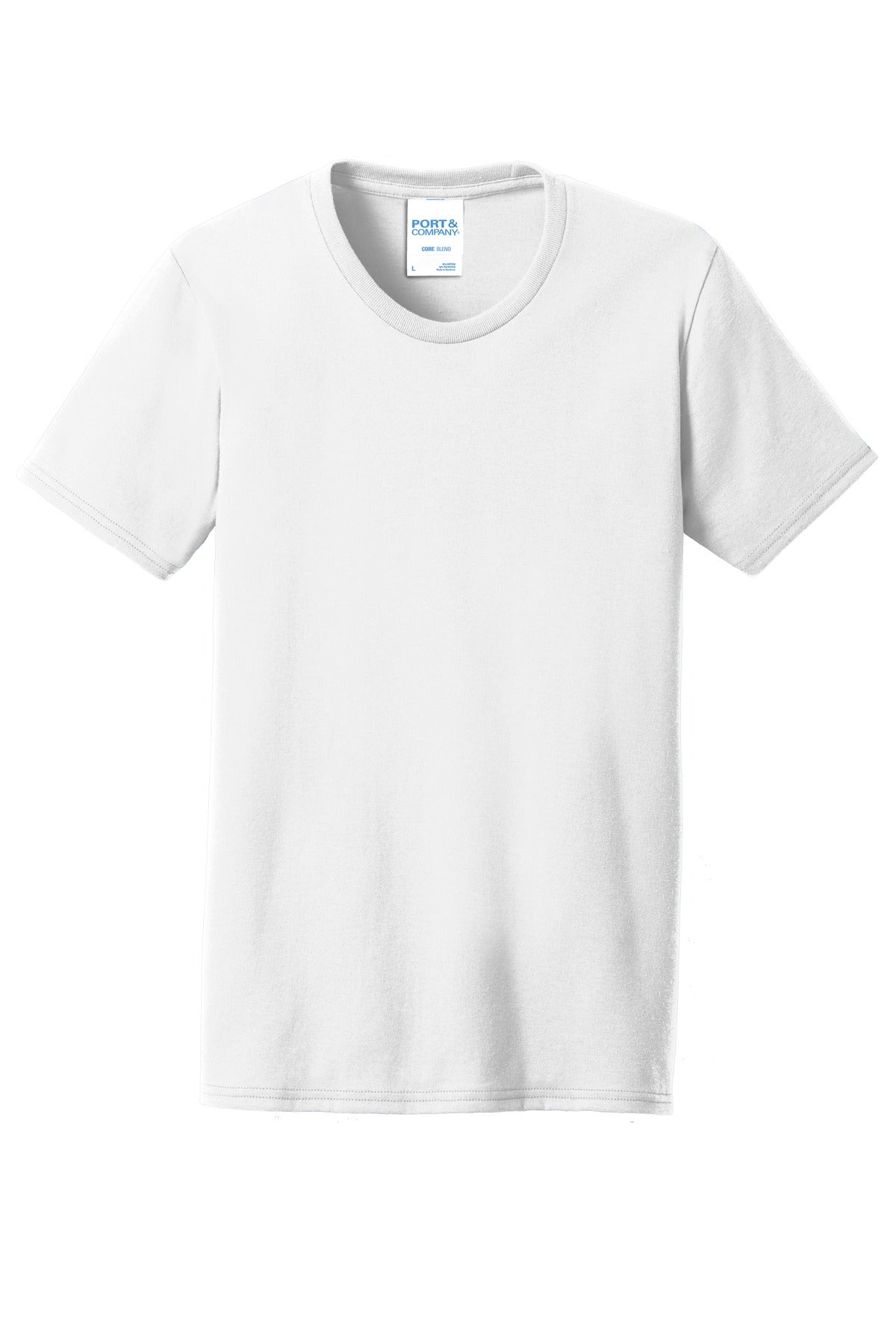 Port & Company Women's Core Blend Tee. LPC55