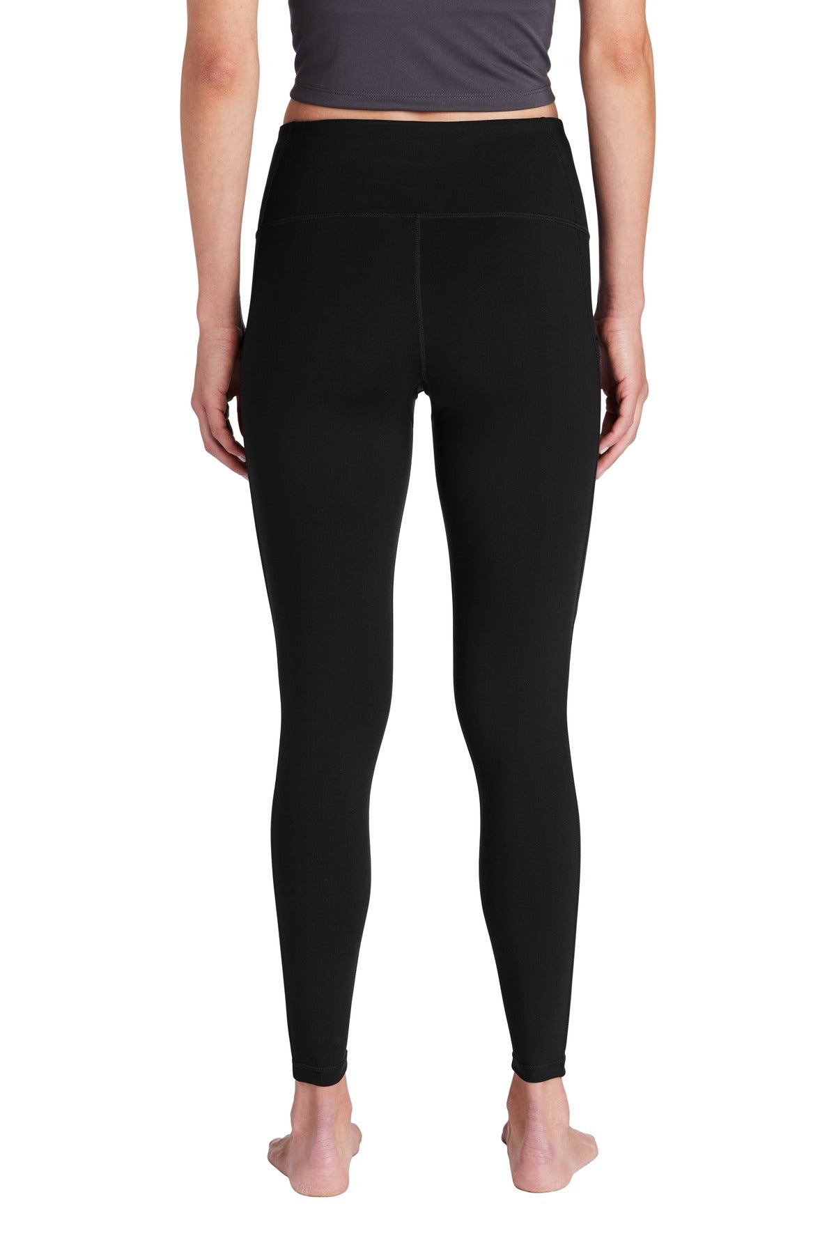 Custom Embroidered Sport-Tek Women's High Rise 7/8 Legging LPST891,Black