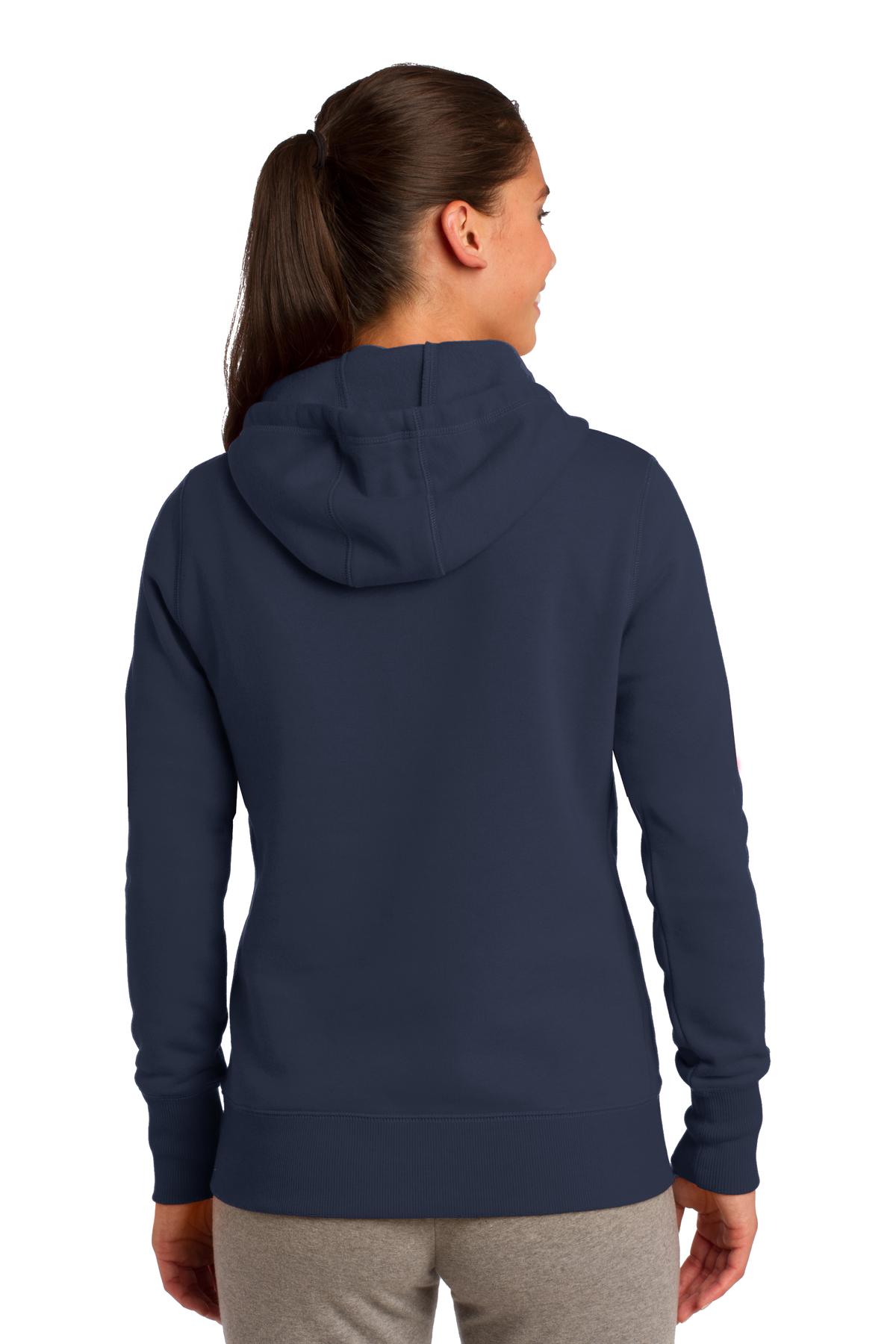 Custom Embroidered Sport-Tek Women's Pullover Hooded Sweatshirt. LST254,True Navy