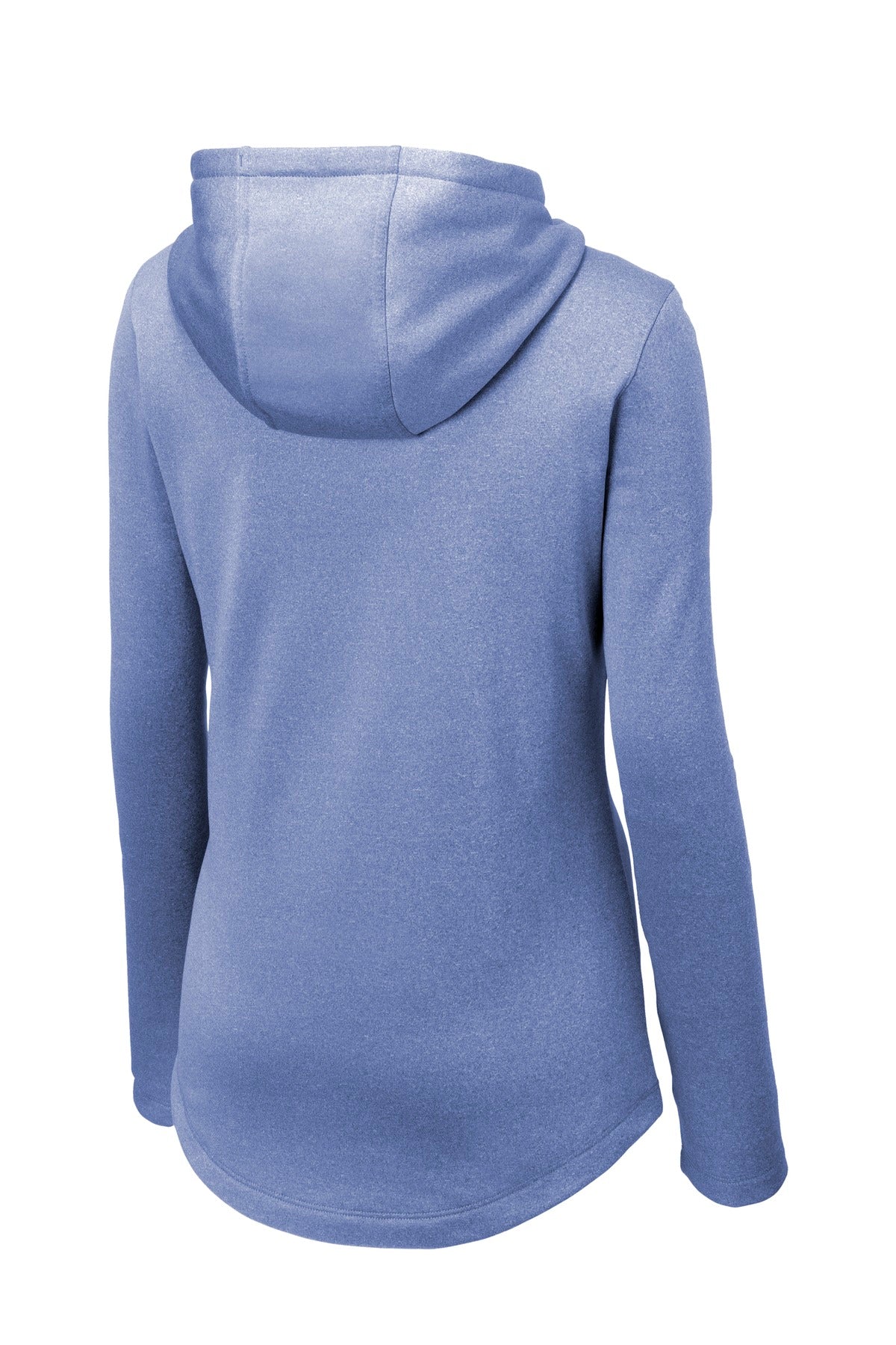Sport-Tek Women's PosiCharge Sport-Wick Heather Fleece Hooded Pullover. LST264