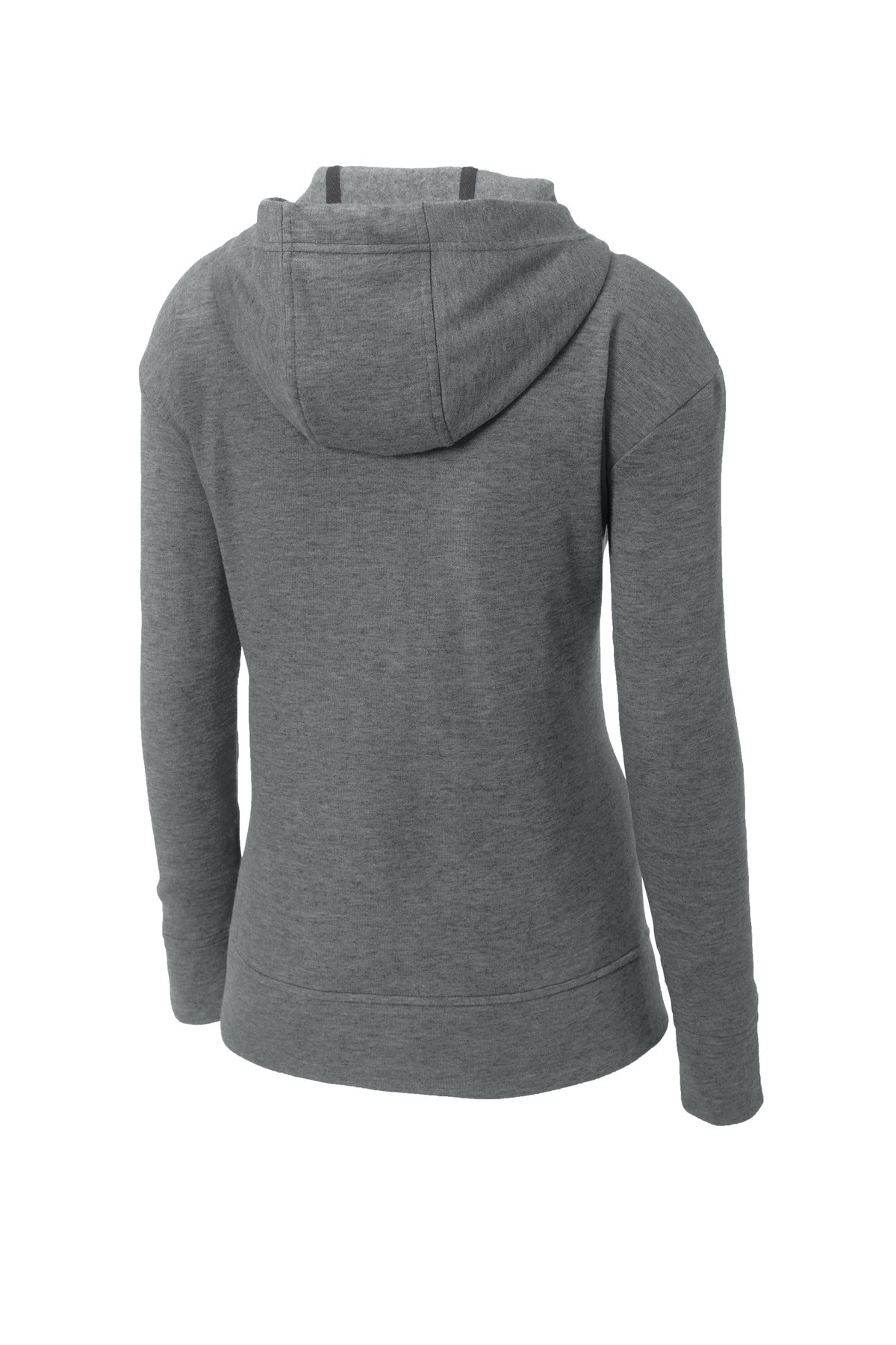 Sport-Tek Women's PosiCharge Tri-Blend Wicking Fleece Full-Zip Hooded Jacket LST293