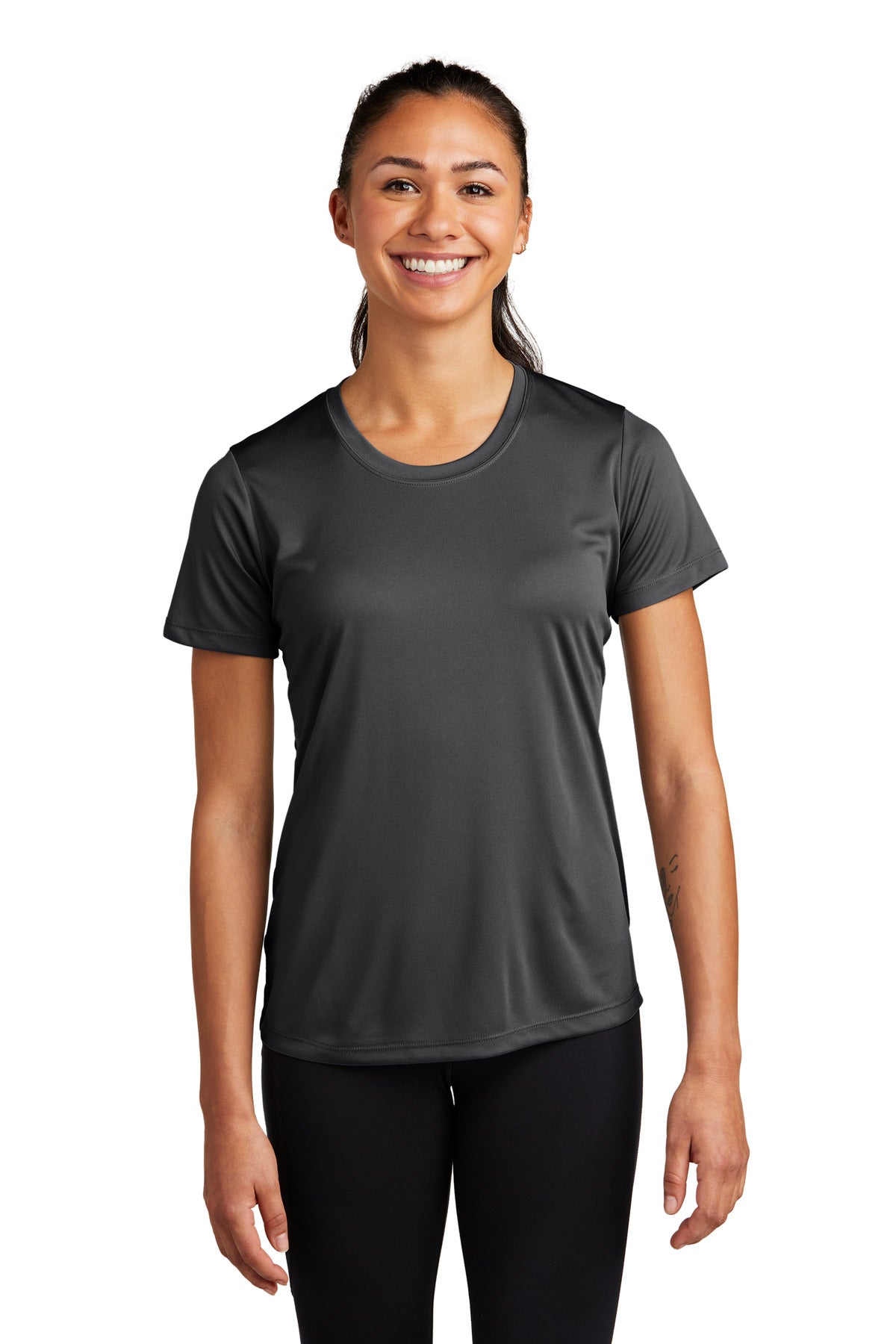 Sport-Tek Women's PosiCharge Competitor Tee. LST350 Iron Grey