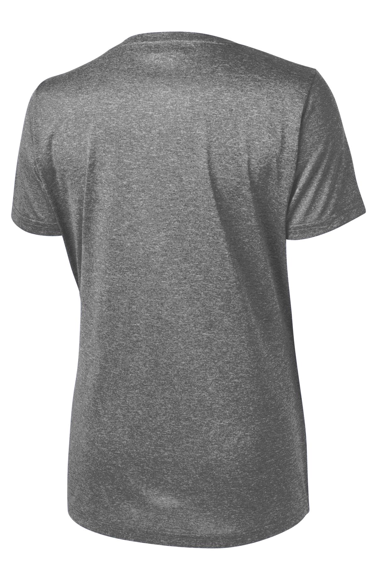 Sport-Tek Women's Heather Contender Scoop Neck Tee. LST360