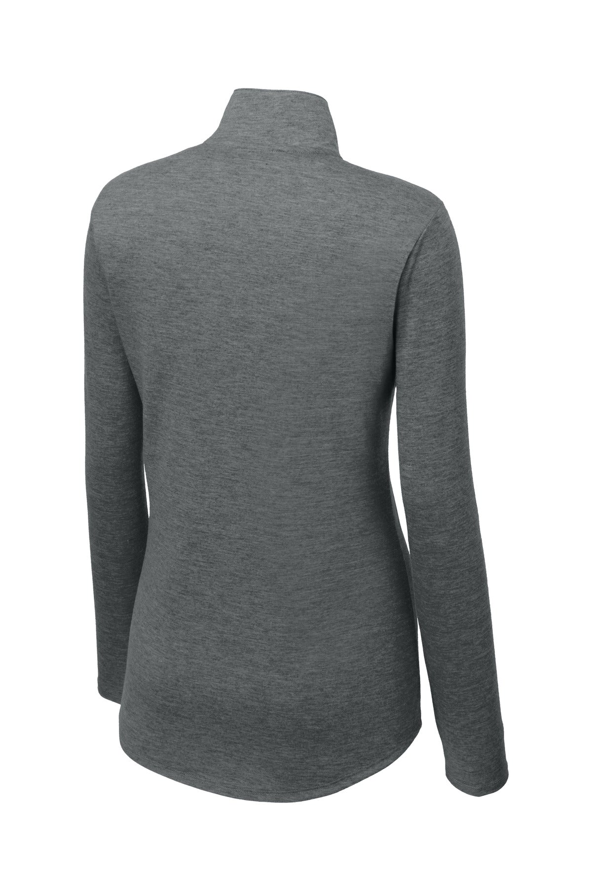 Sport-Tek Women's PosiCharge Tri-Blend Wicking 1/4-Zip Pullover. LST407