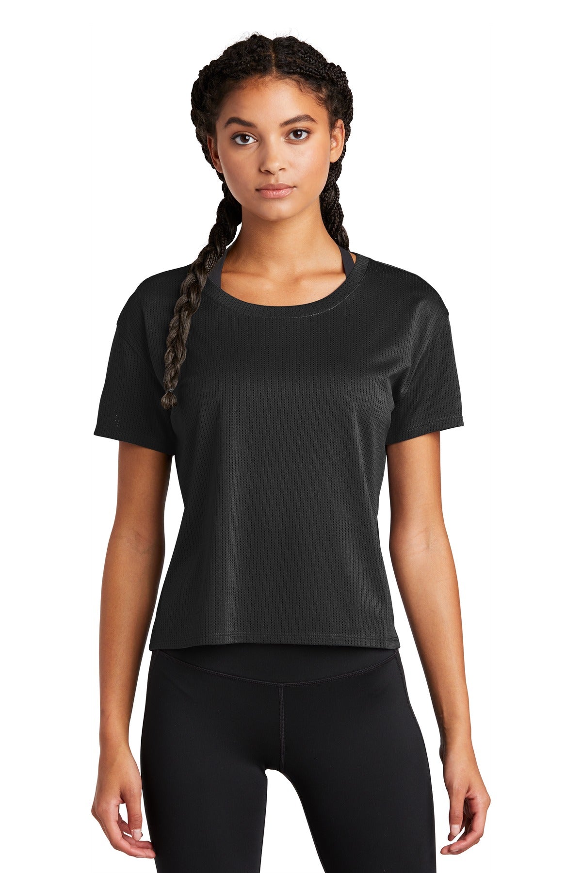 Sport-Tek Women's PosiCharge Draft Crop Tee. LST411