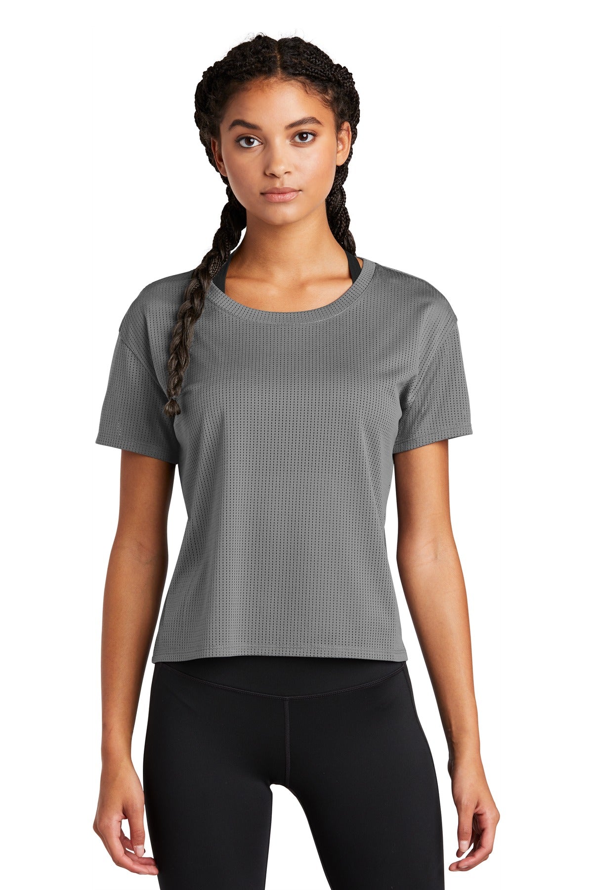 Sport-Tek Women's PosiCharge Draft Crop Tee. LST411
