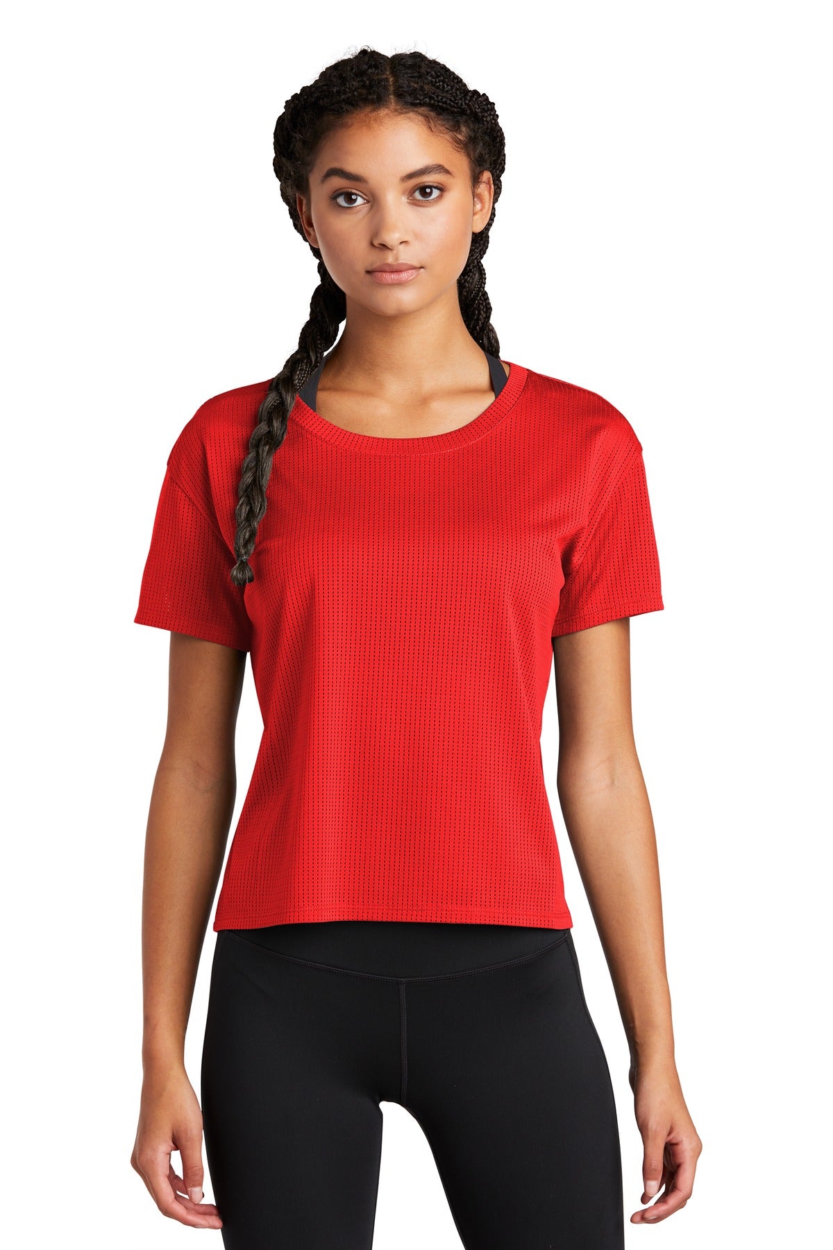 Sport-Tek Women's PosiCharge Draft Crop Tee. LST411