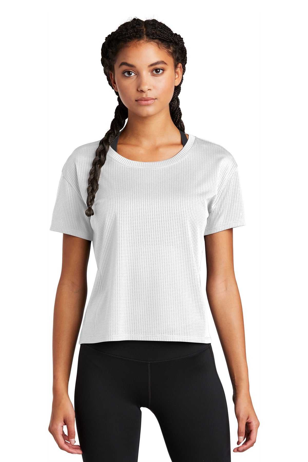 Sport-Tek Women's PosiCharge Draft Crop Tee. LST411