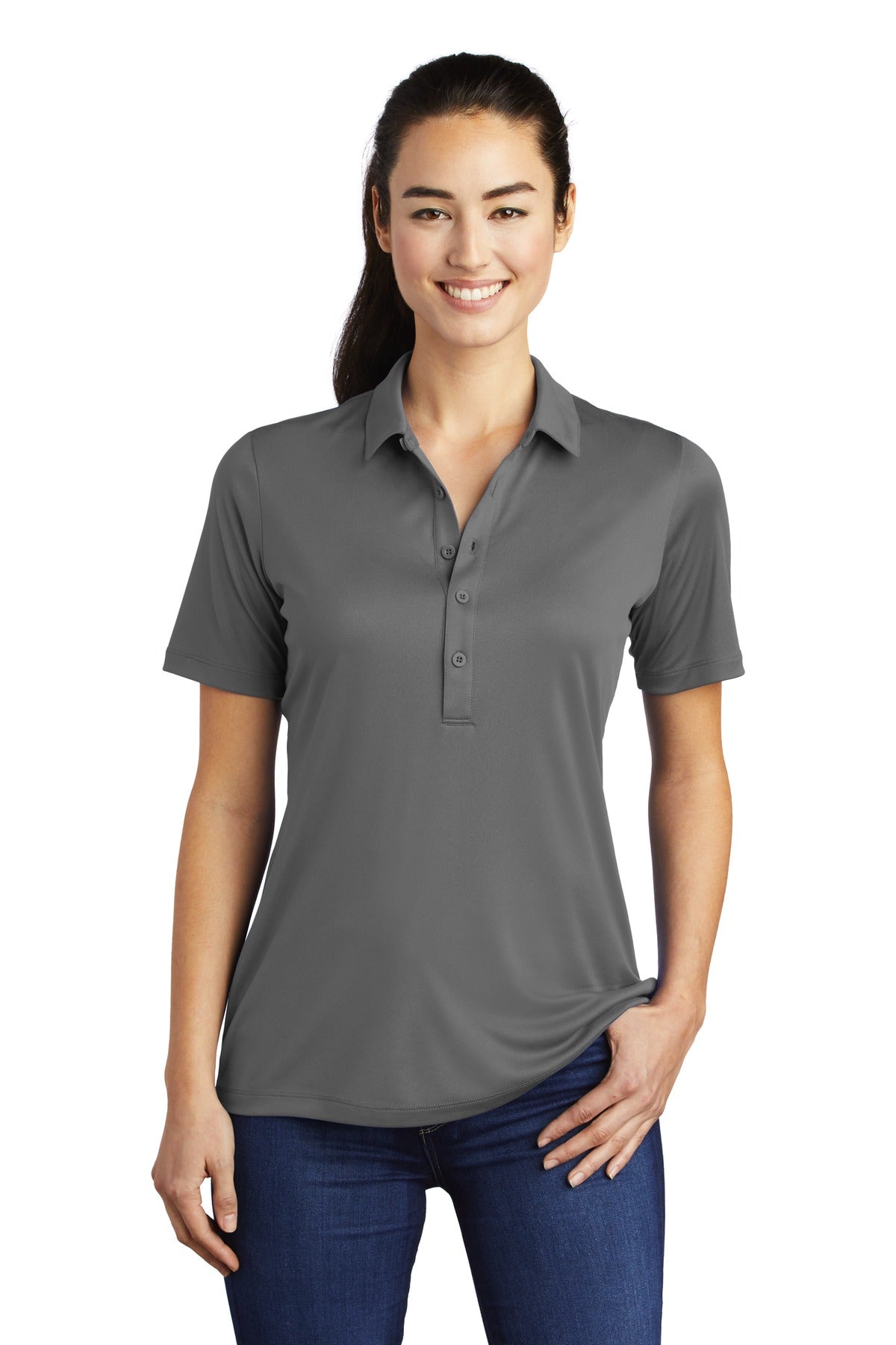 Sport-Tek Women's Posi-UV Pro Polo. LST520