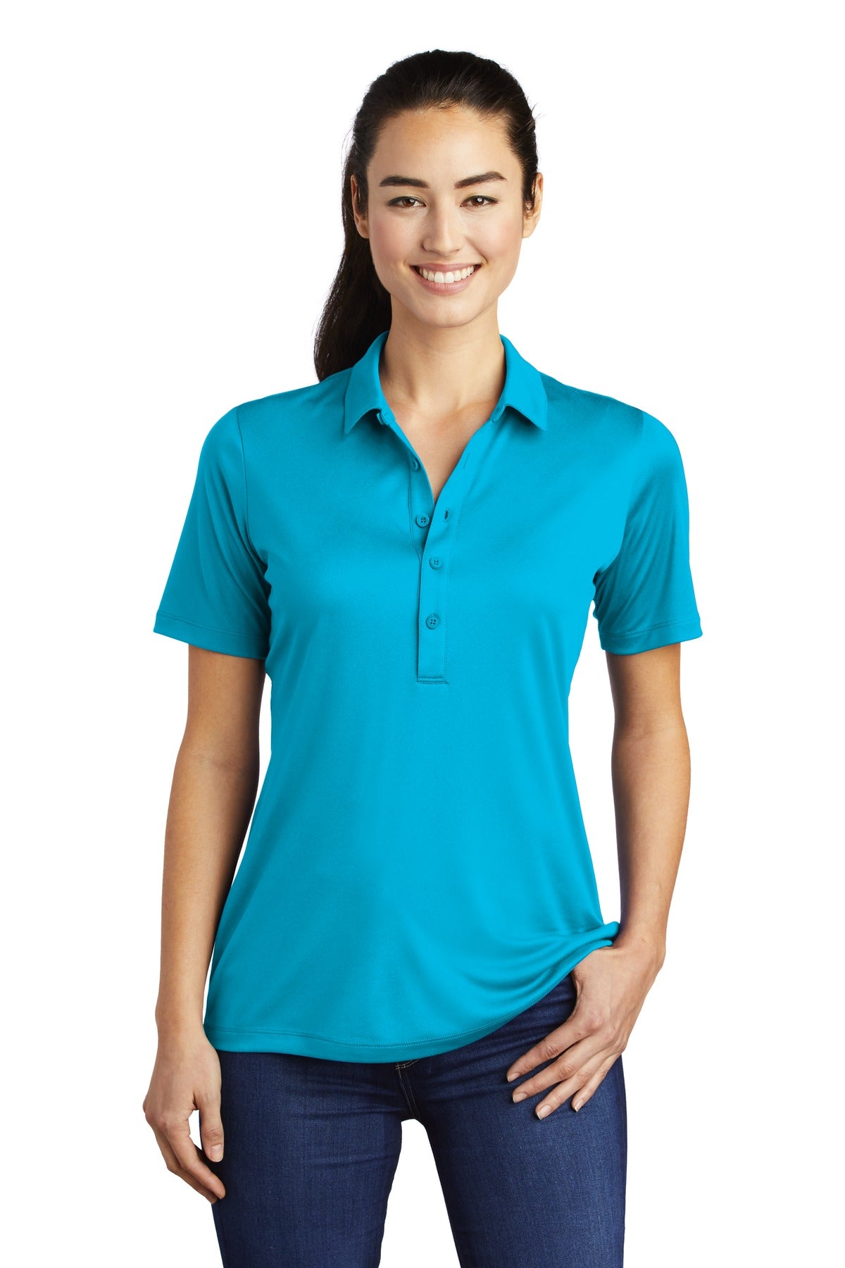 Sport-Tek Women's Posi-UV Pro Polo. LST520