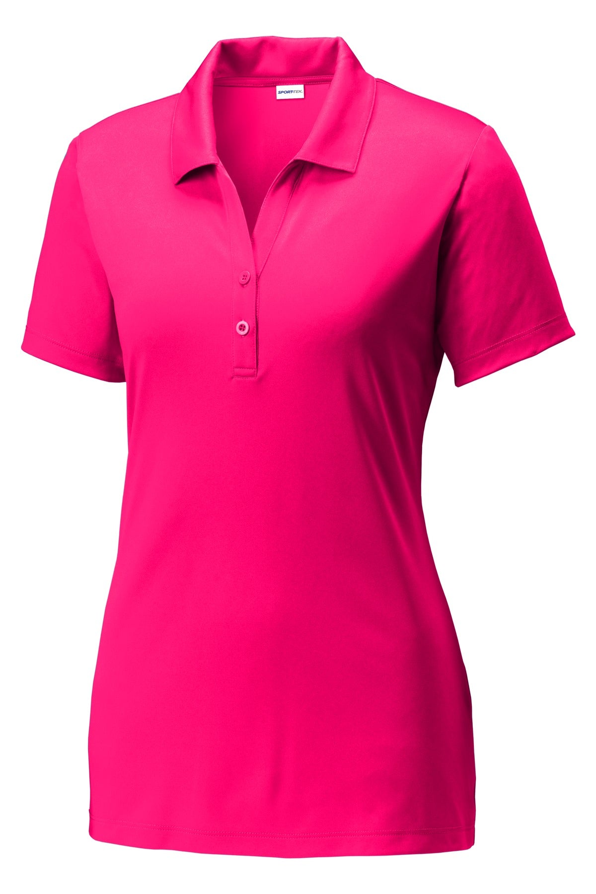 Sport-Tek Women's PosiCharge Competitor Polo. LST550 Pink Raspberry