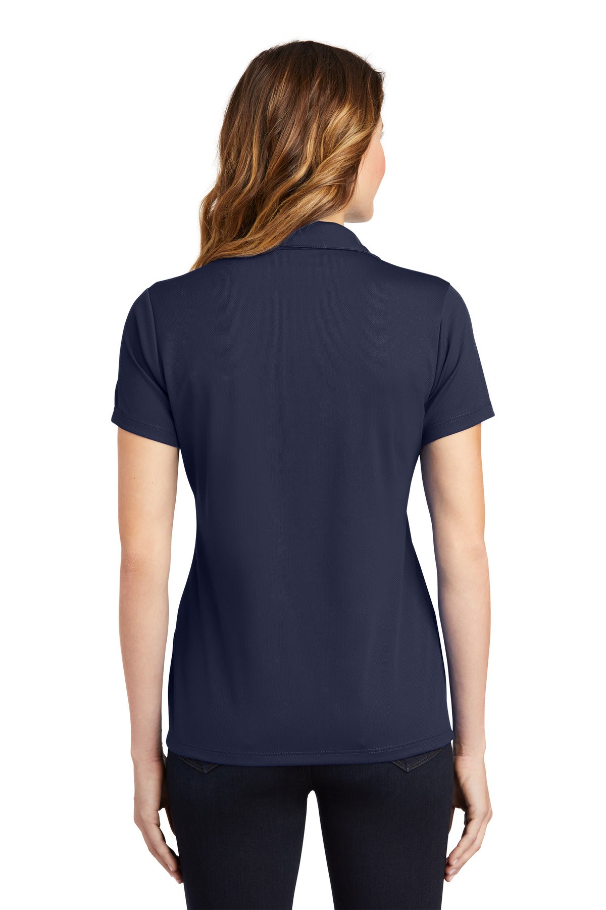 Custom Embroidered Sport-Tek Women's PosiCharge RacerMesh Polo. LST640,True Navy